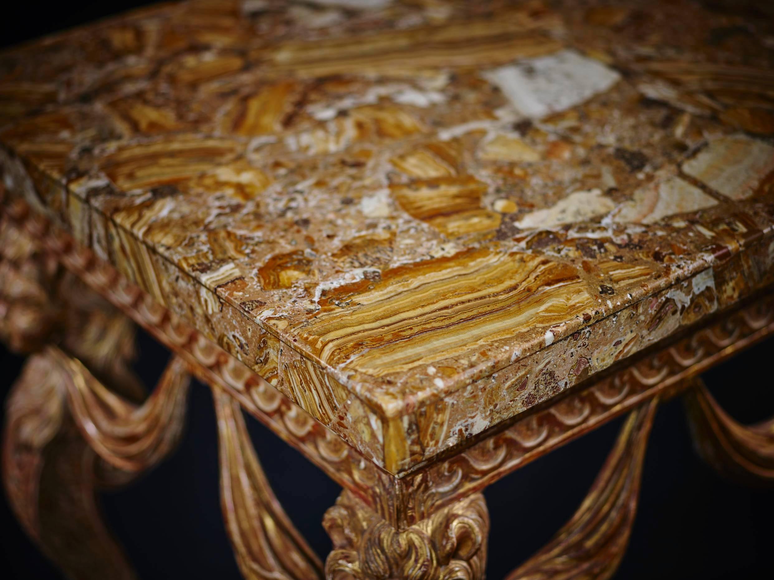British Important George II Giltwood Side Table in the Manner of Henry Flitcroft