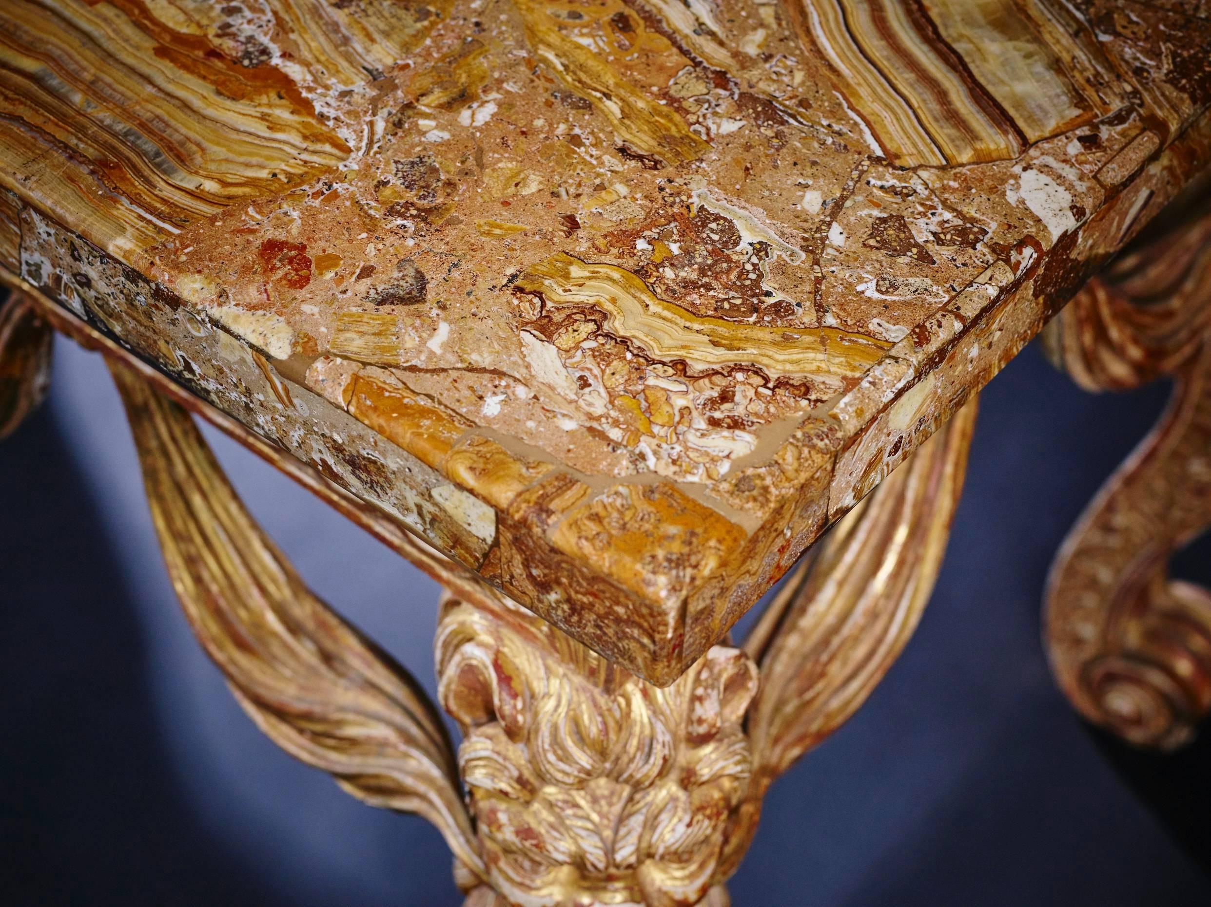 Mid-18th Century Important George II Giltwood Side Table in the Manner of Henry Flitcroft