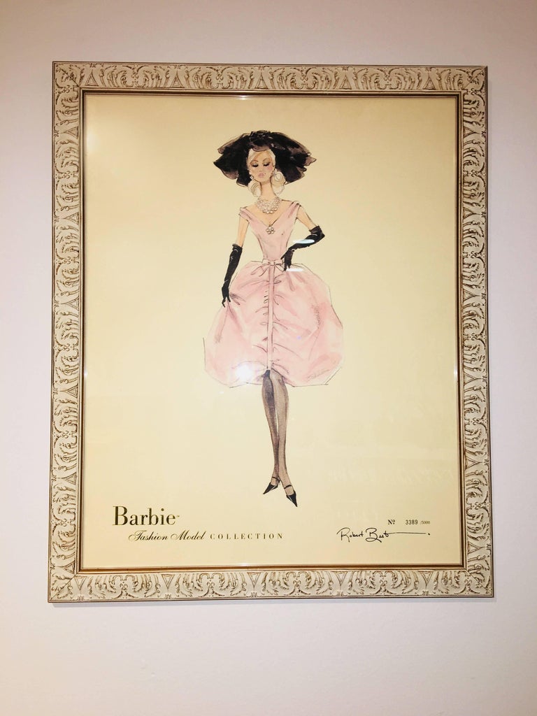 Robert Best Framed Barbie Collection, Set of Four at 1stDibs