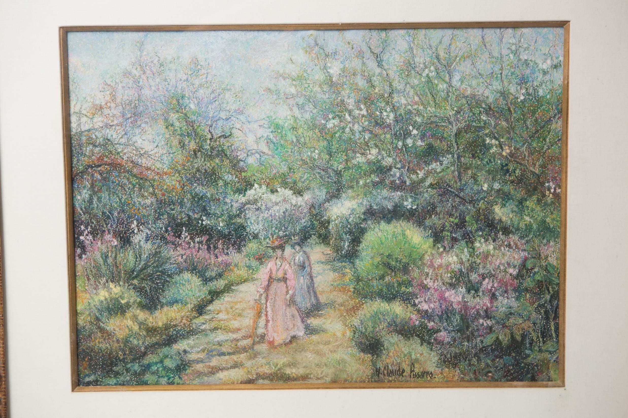 French H. Claude Pissaro Original Painting