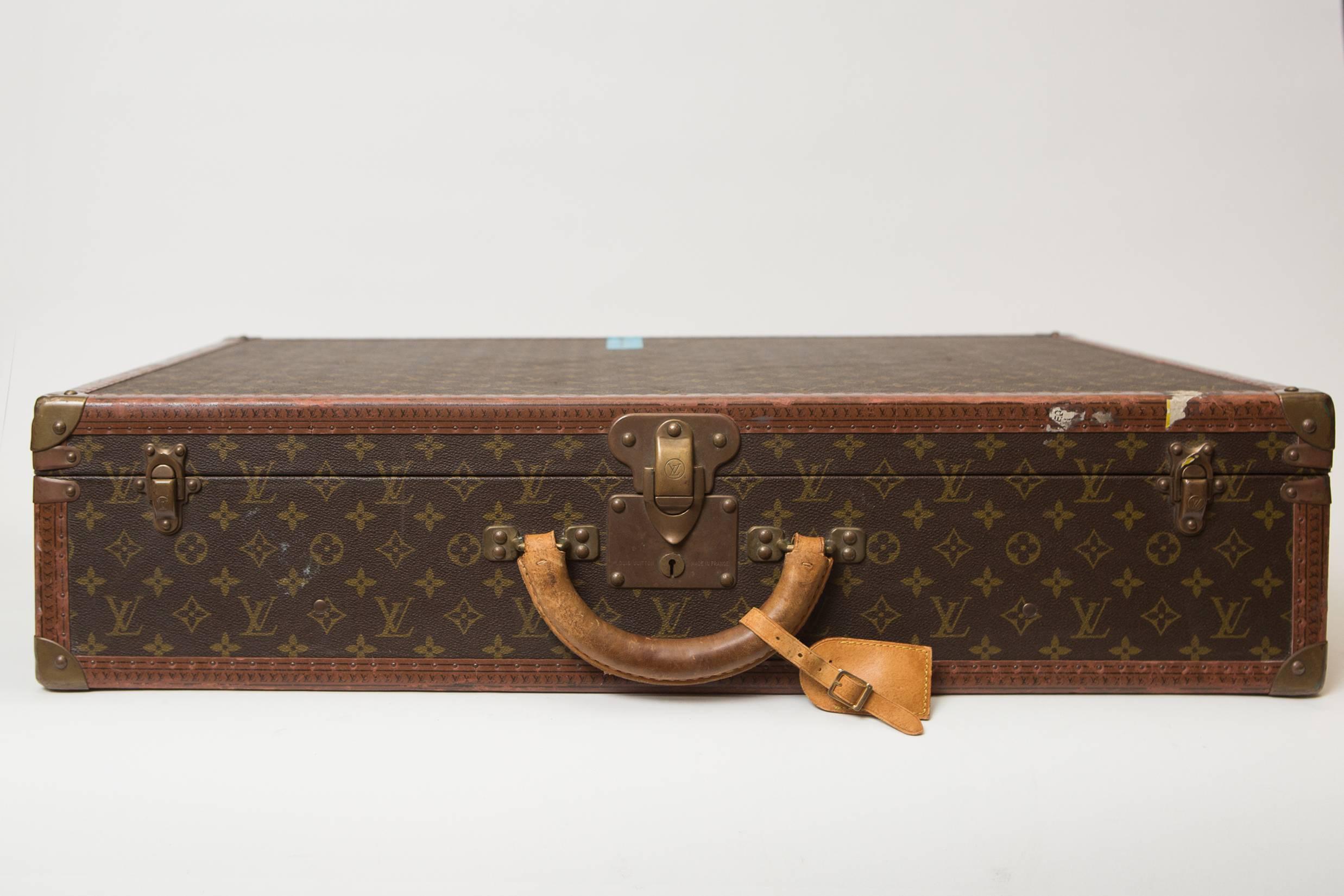 Louis Vuitton Alzar 80 Hardside Monogram Suitcase or Trunk 2