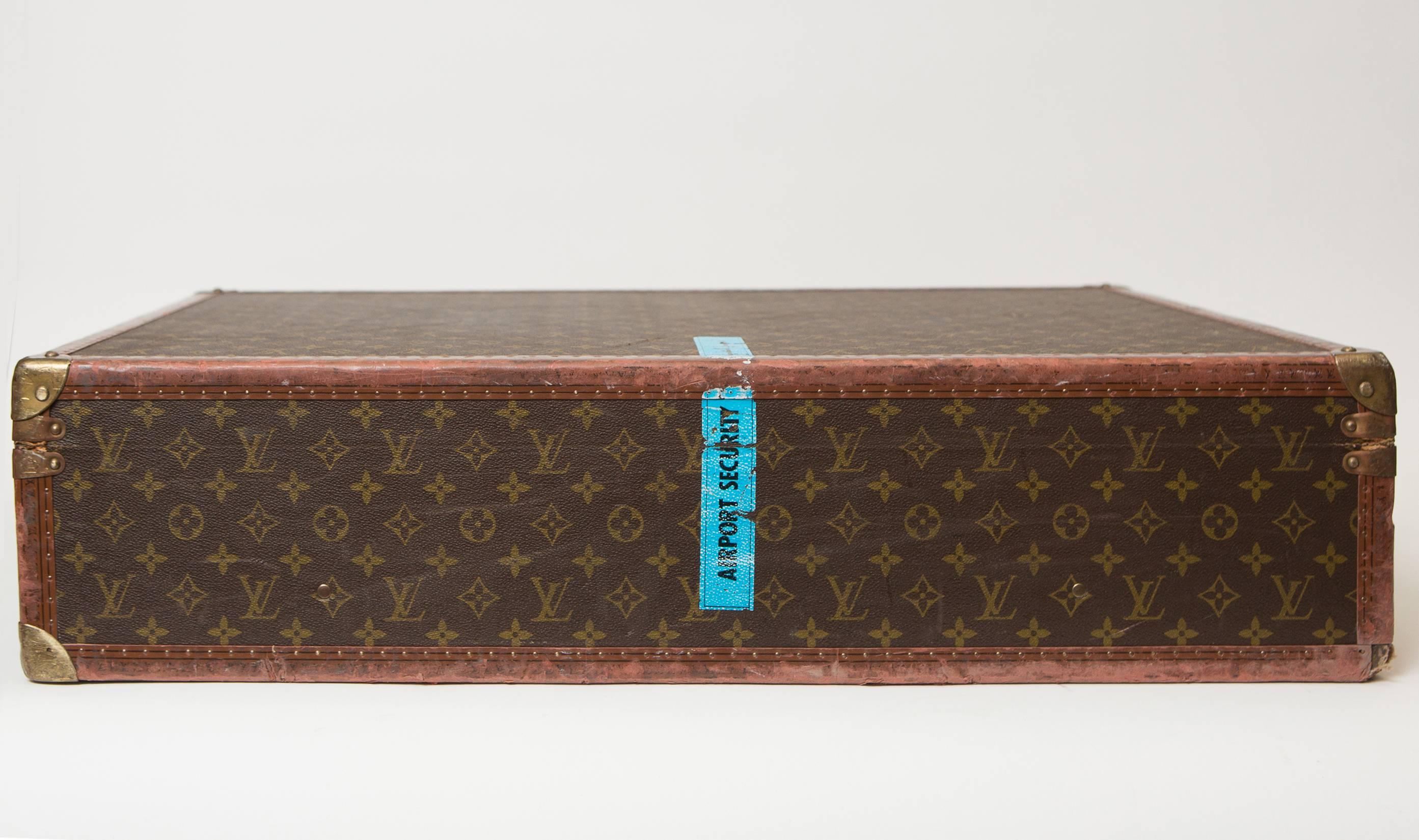 Louis Vuitton Alzar 80 Hardside Monogram Suitcase or Trunk 3