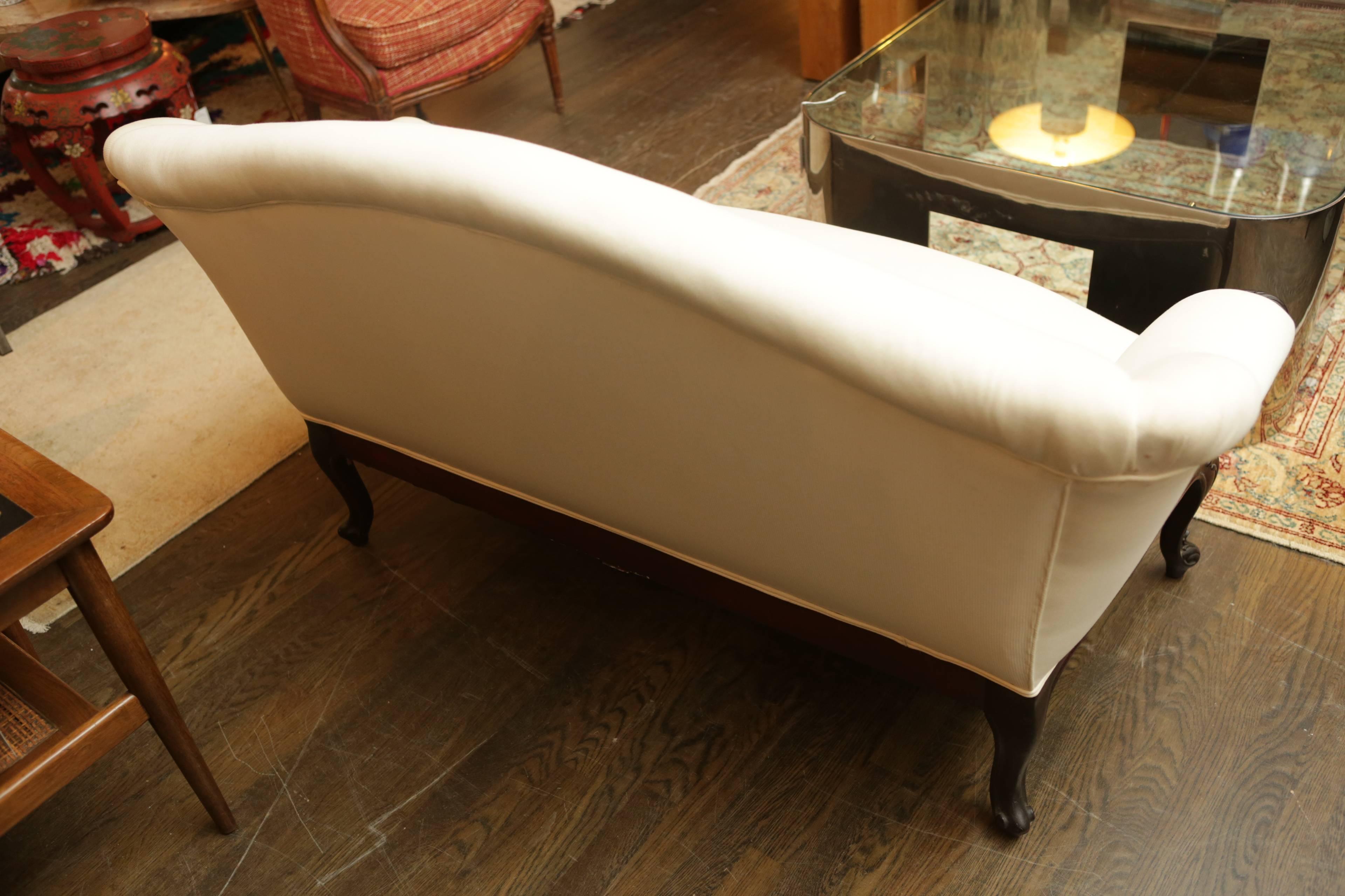 French-Style 19th Century Carved Settee or Loveseat 2