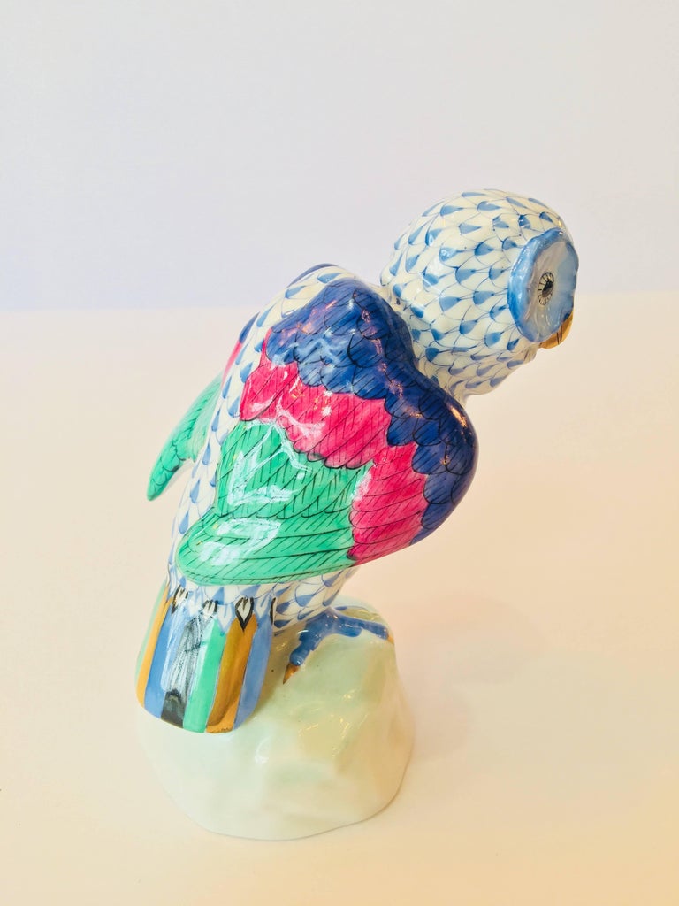 Herend Porcelain Owl For Sale at 1stdibs