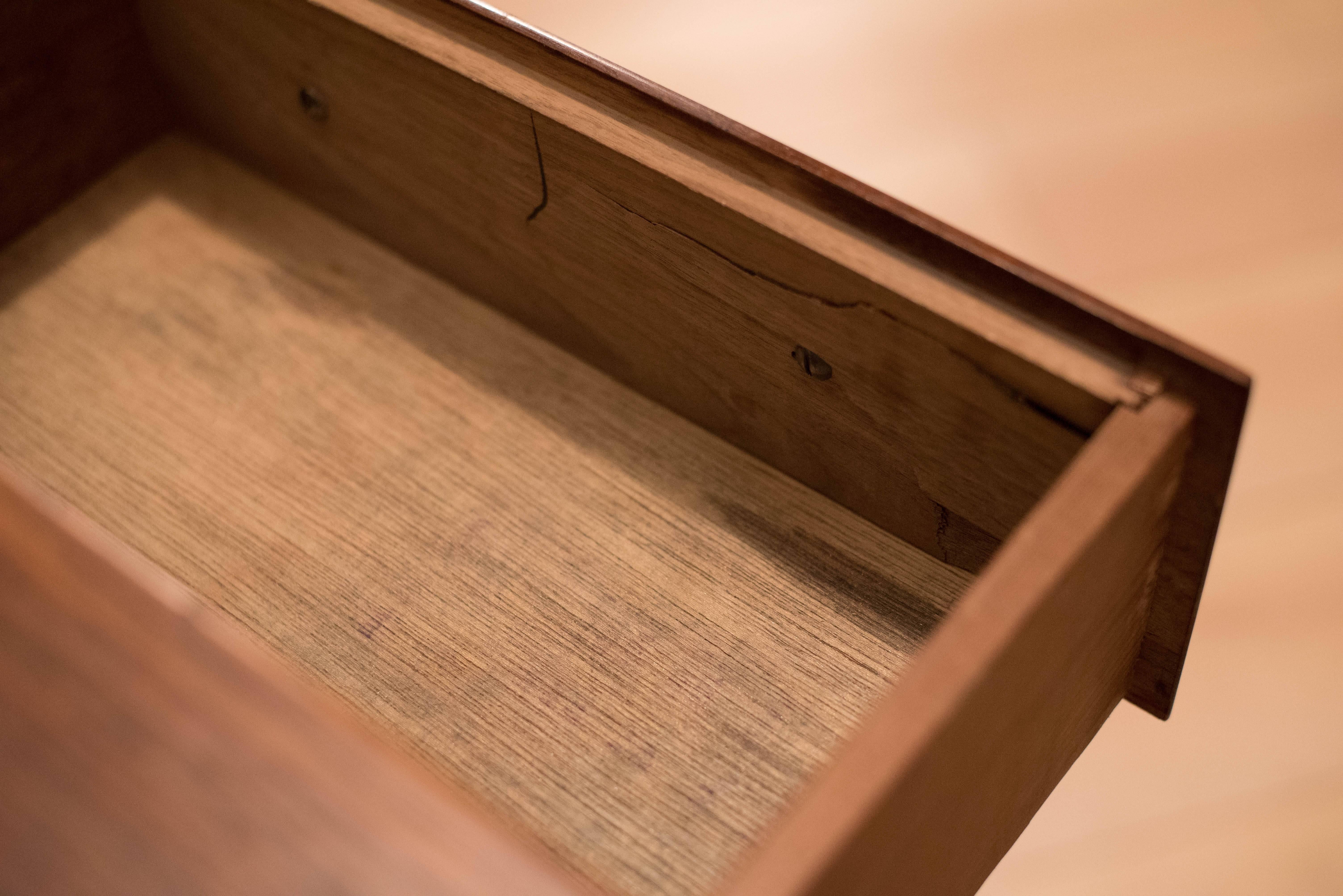 Mid-Century Solid Walnut Ace-Hi Desk In Good Condition In San Jose, CA