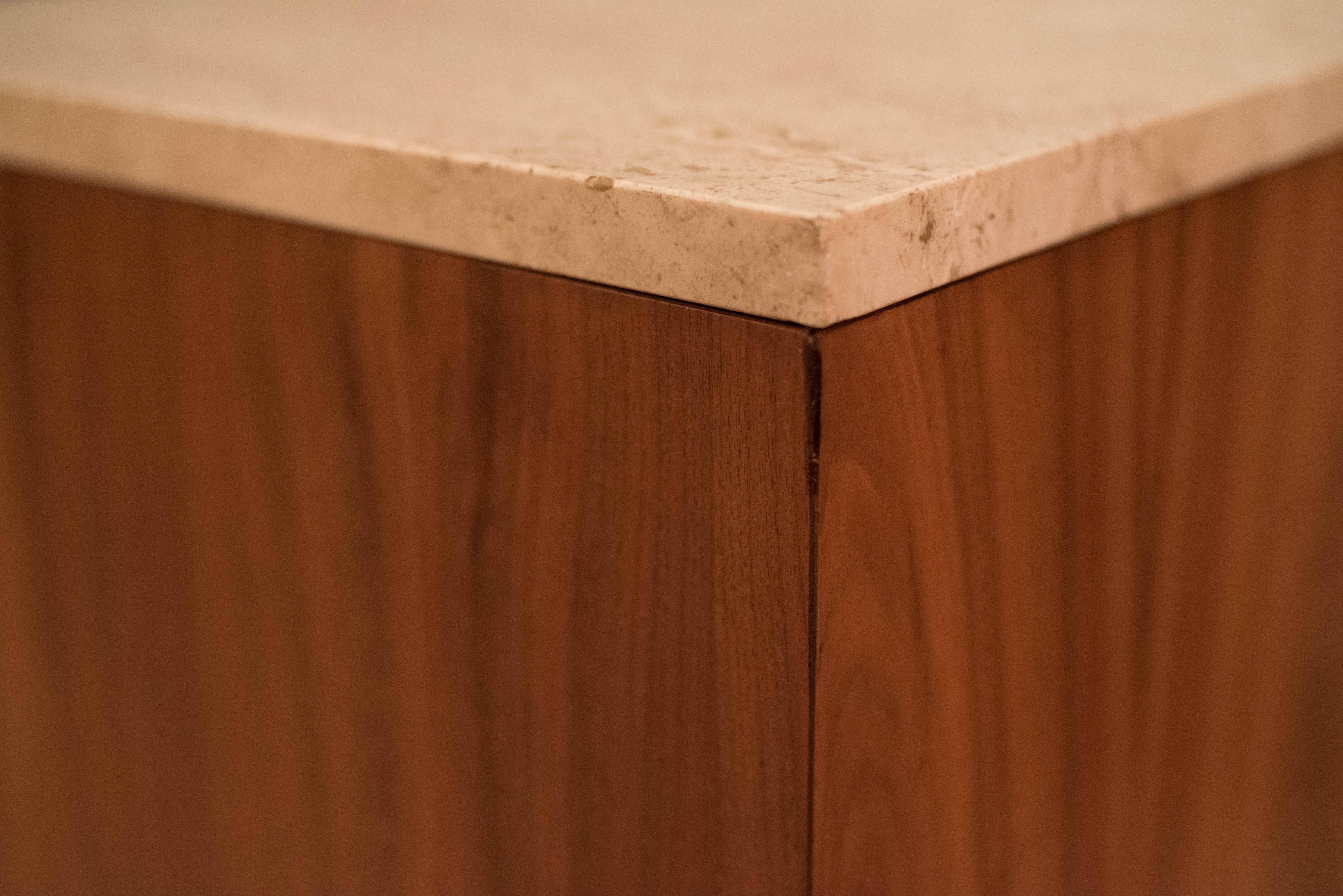 walnut cube table