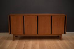 Vintage Midcentury Walnut Dillingham Credenza