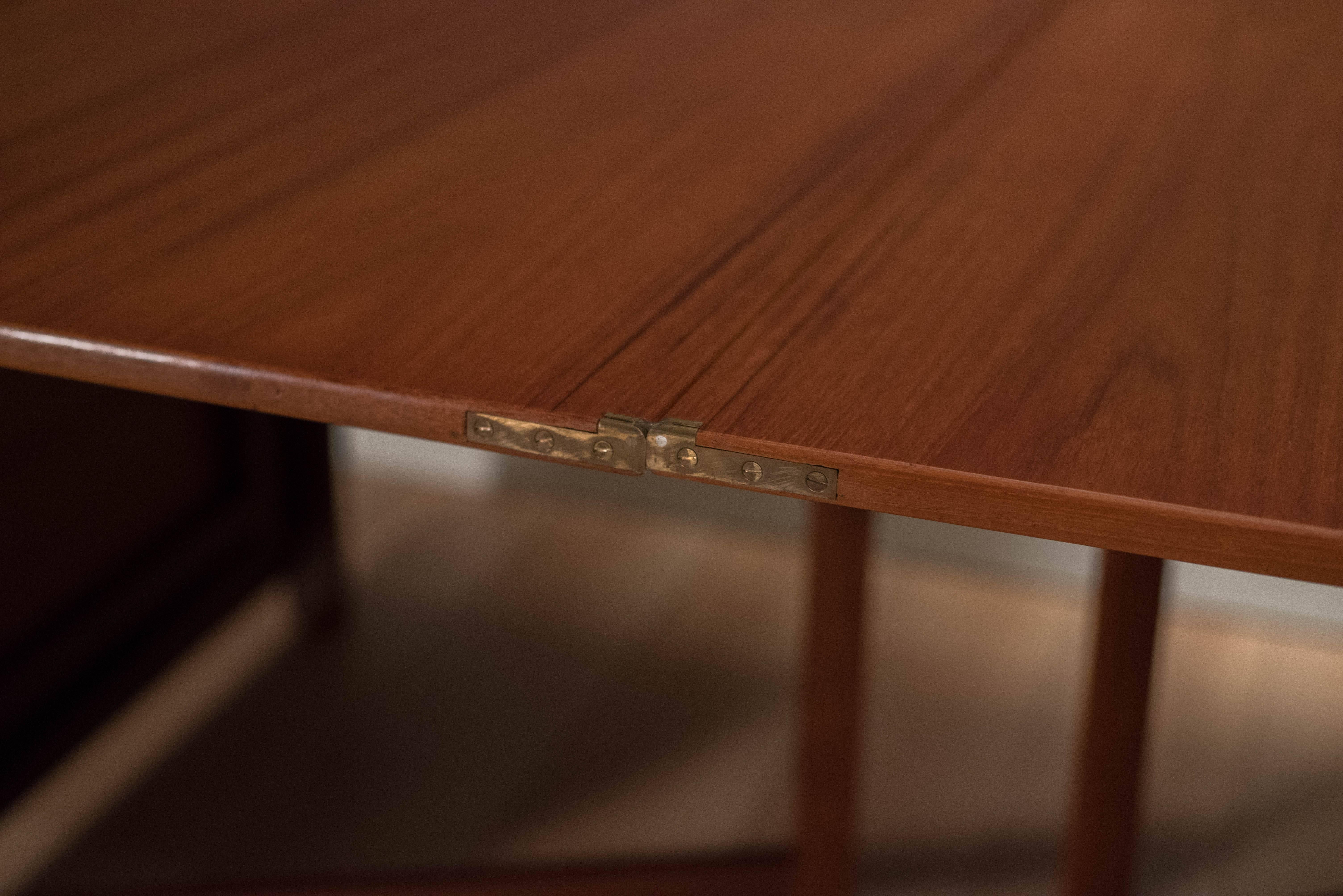Teak Expandable Bruno Mathsson Maria Dining Table In Good Condition In San Jose, CA
