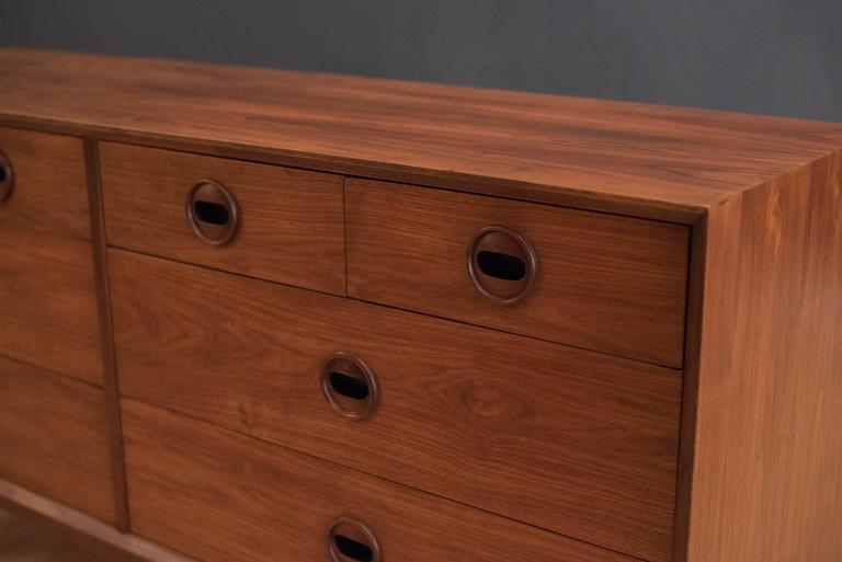 Mid Century Walnut Lowboy Dresser At 1stdibs
