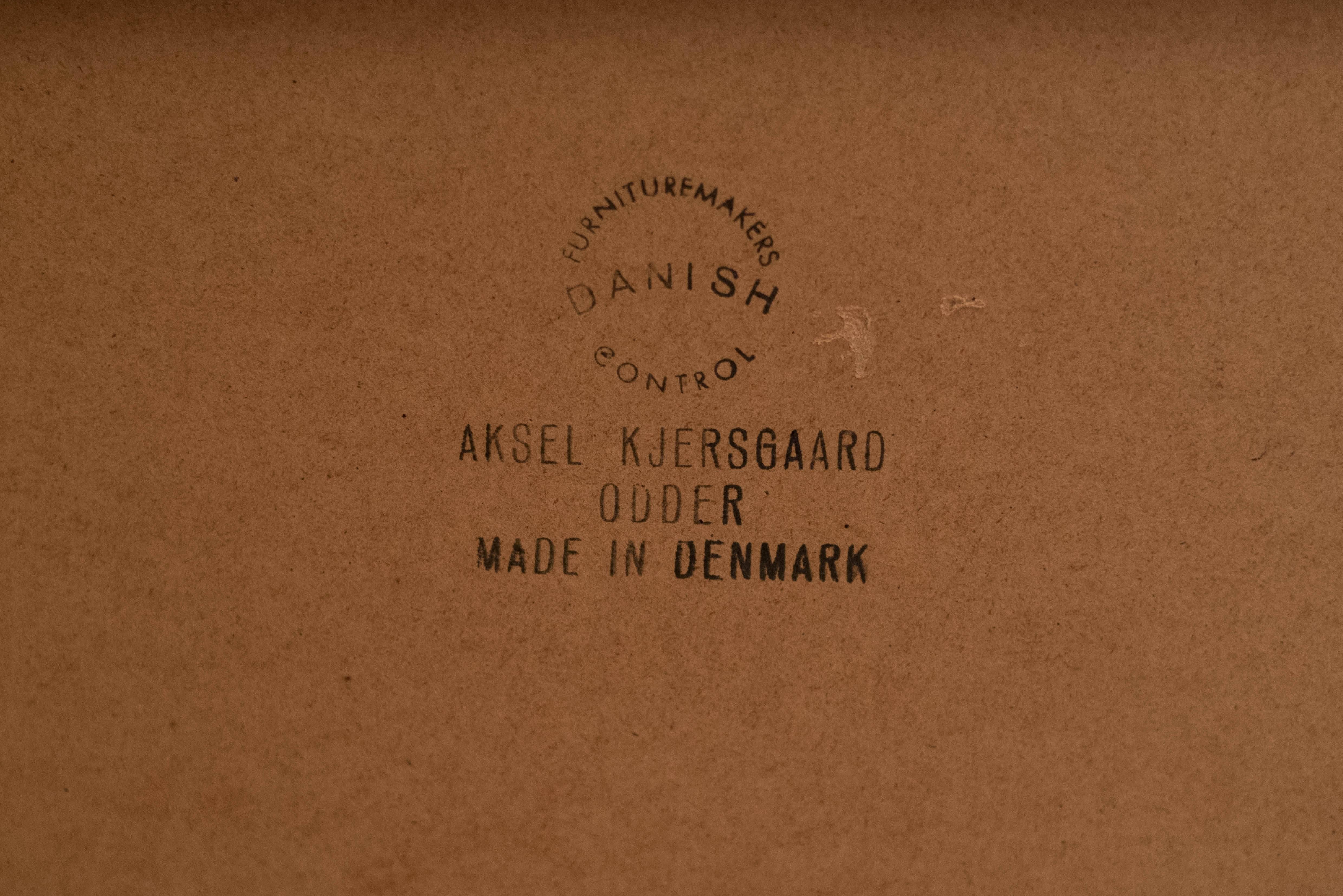 Mid-20th Century Danish Sculpted Teak Wall Mirror by Aksel Kjersgaard