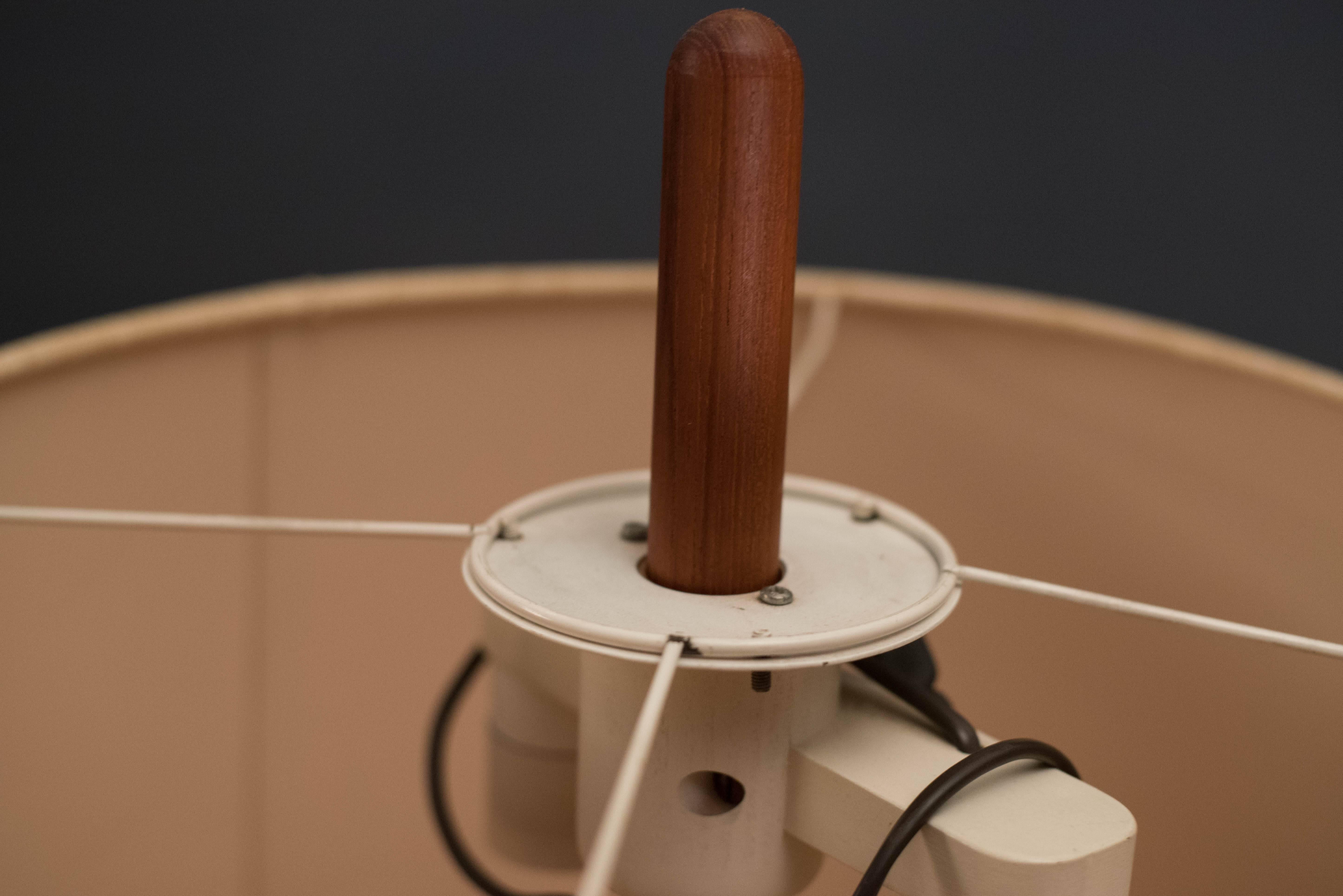 Midcentury Adjustable Teak Floor Lamp 1