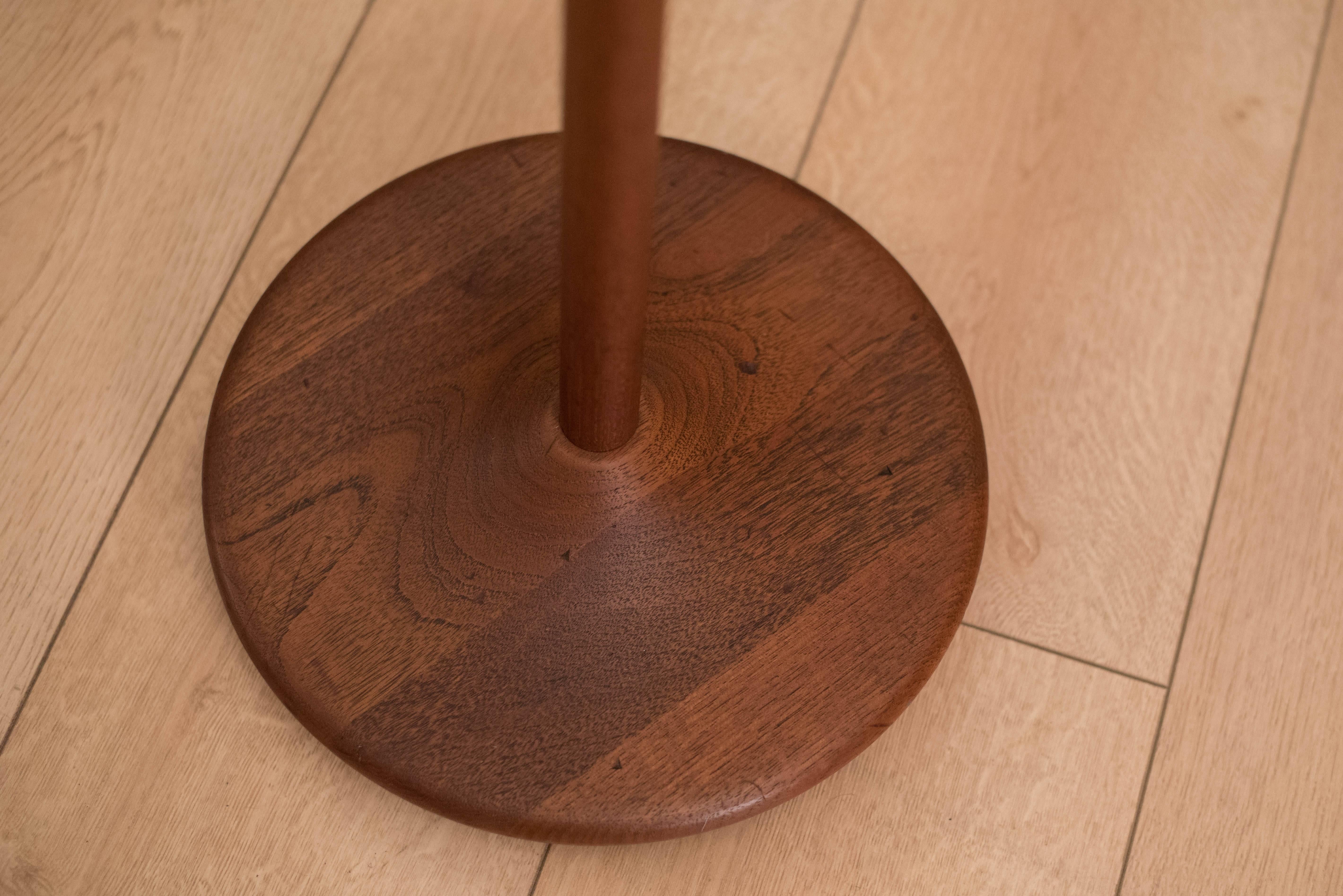 Midcentury Adjustable Teak Floor Lamp 3