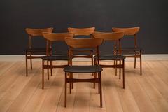 Danish Set of Schionning and Elgaard Teak Dining Chairs