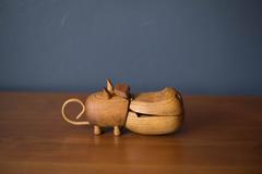 Vintage Original Zoo Line Wooden Toy Hippo