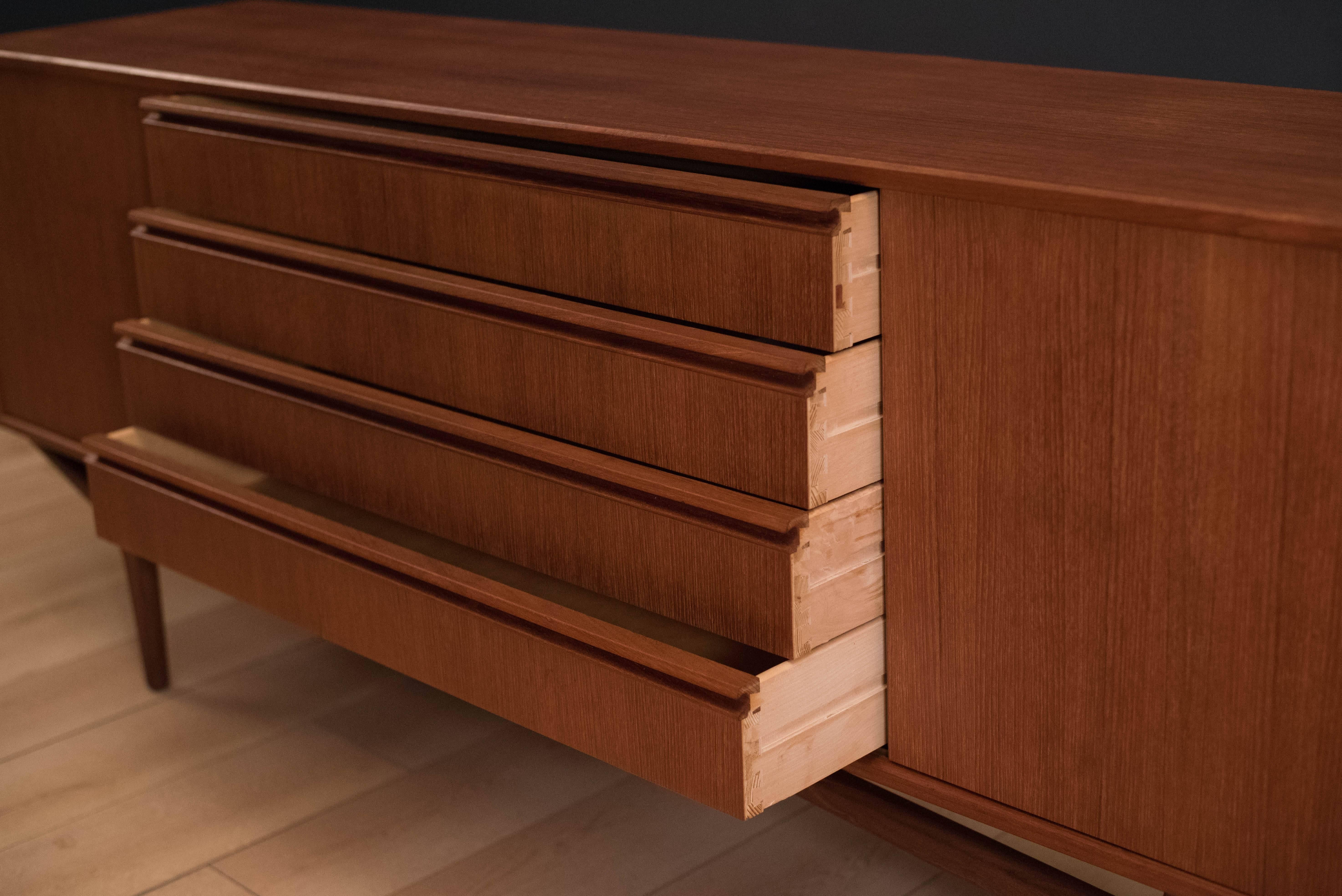 Scandinavian Modern Vintage Teak Credenza by Knud Nielsen