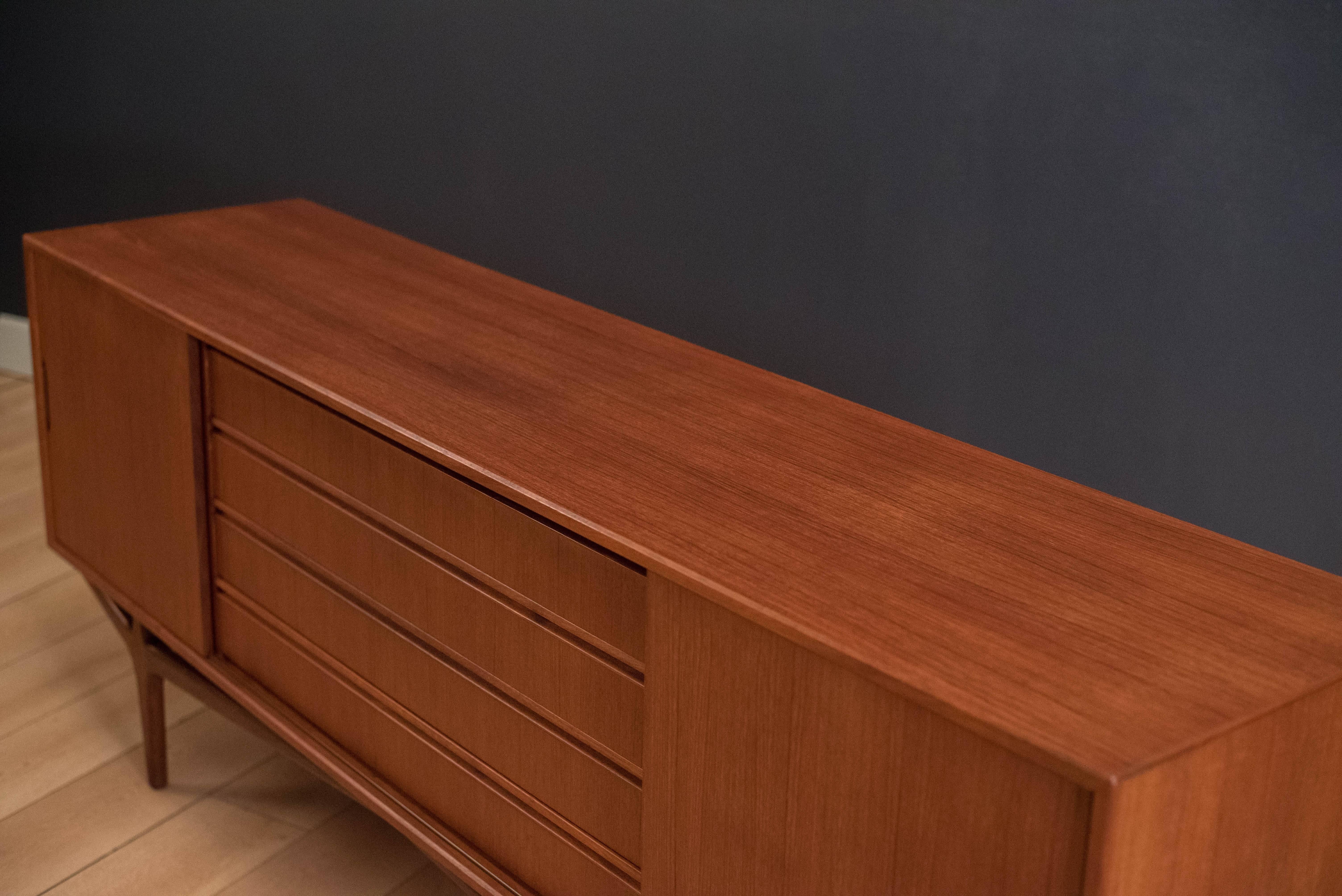 Vintage Teak Credenza by Knud Nielsen 2
