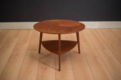 Vintage Danish Round Teak Side Table