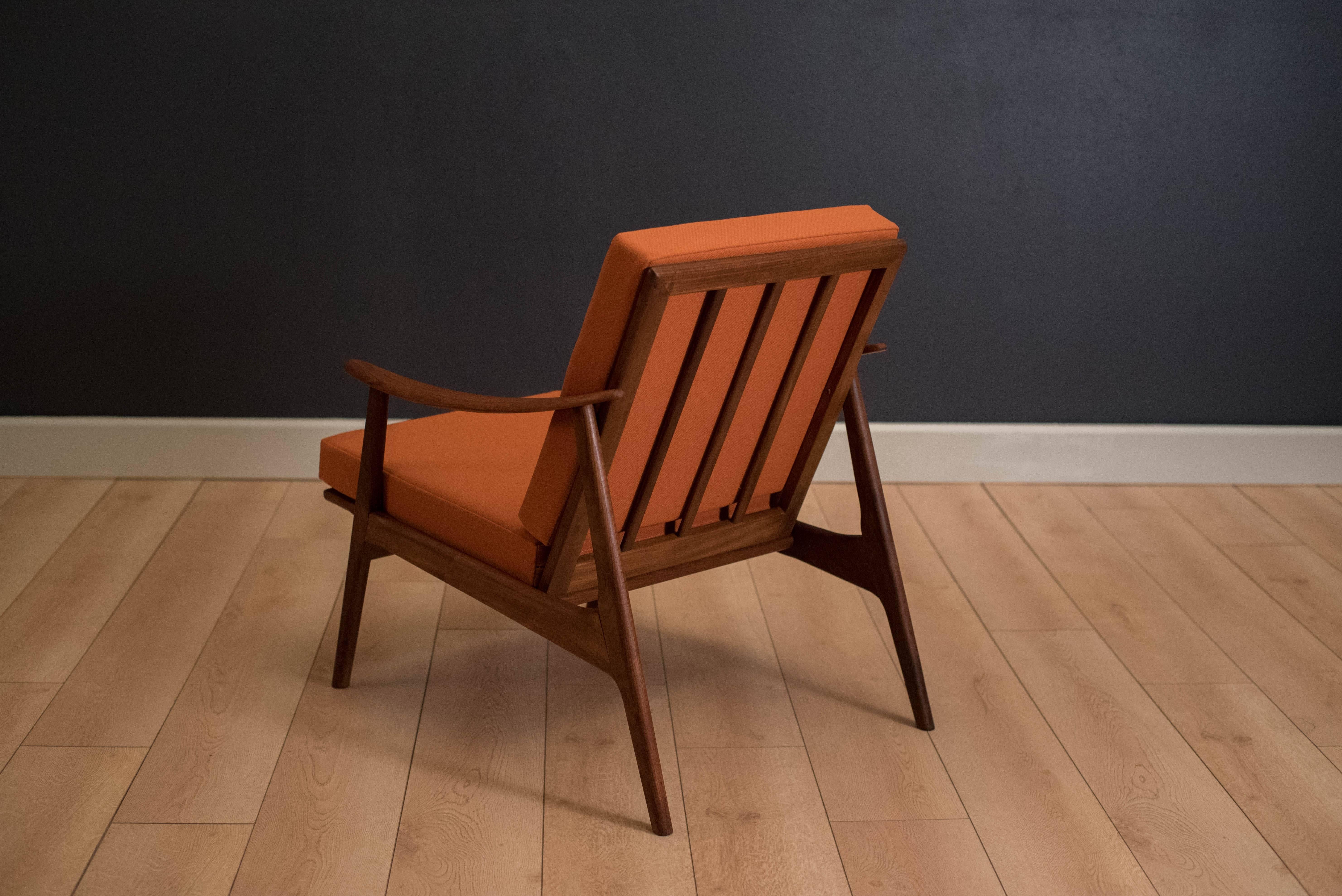 Mid-20th Century Vintage Scandinavian Teak Lounge Chair