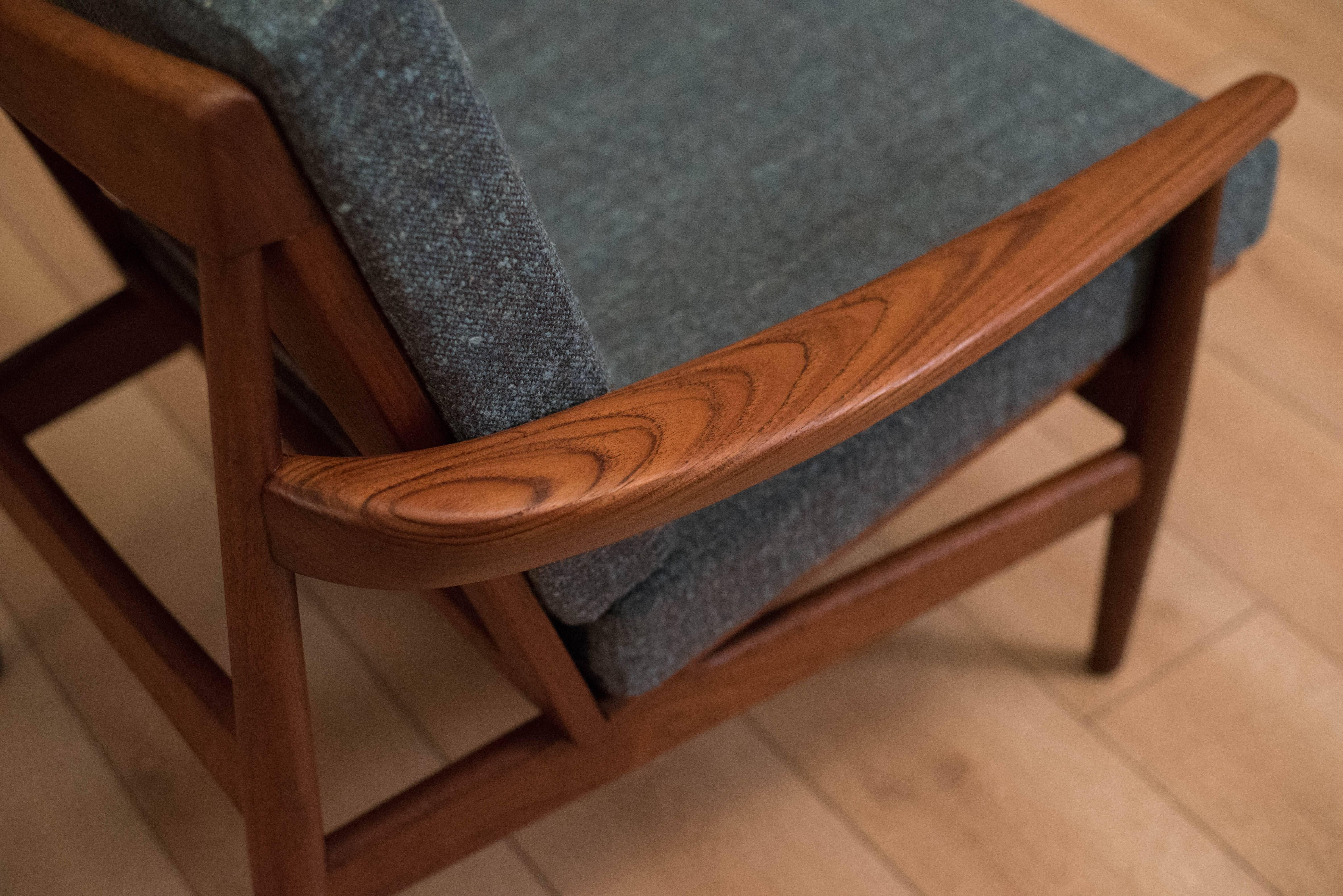 Danish Teak Lounge Chair by Grete Jalk In Good Condition In San Jose, CA