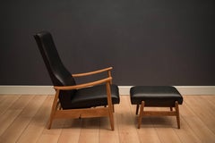Vintage Milo Baughman Recliner and Ottoman