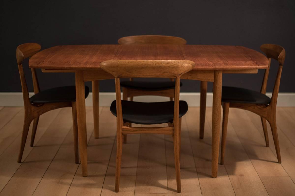 Scandinavian Modern Danish Teak Dining Table by William Watting