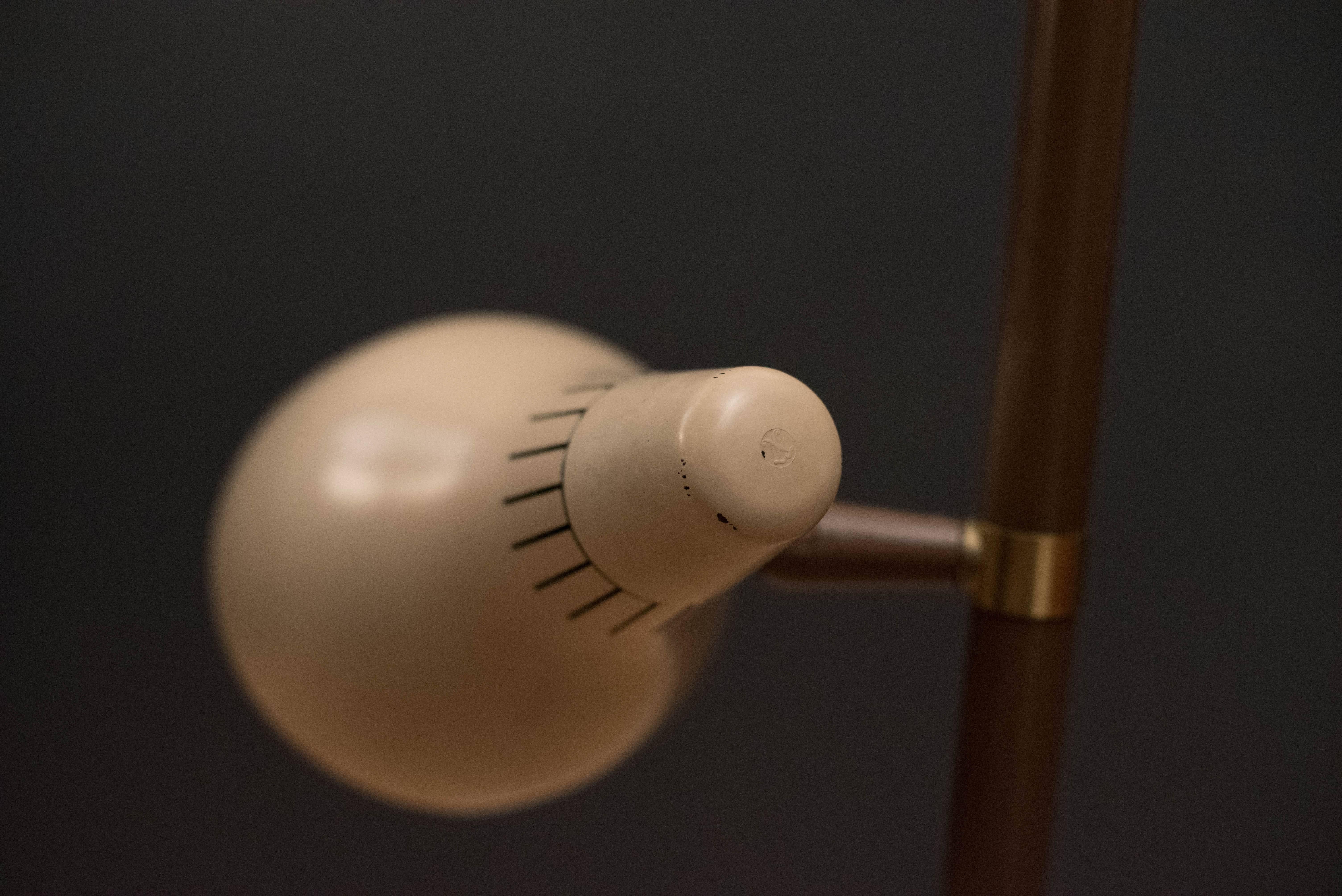 Adjustable Three-Shade Floor Lamp by Gerald Thurston 1