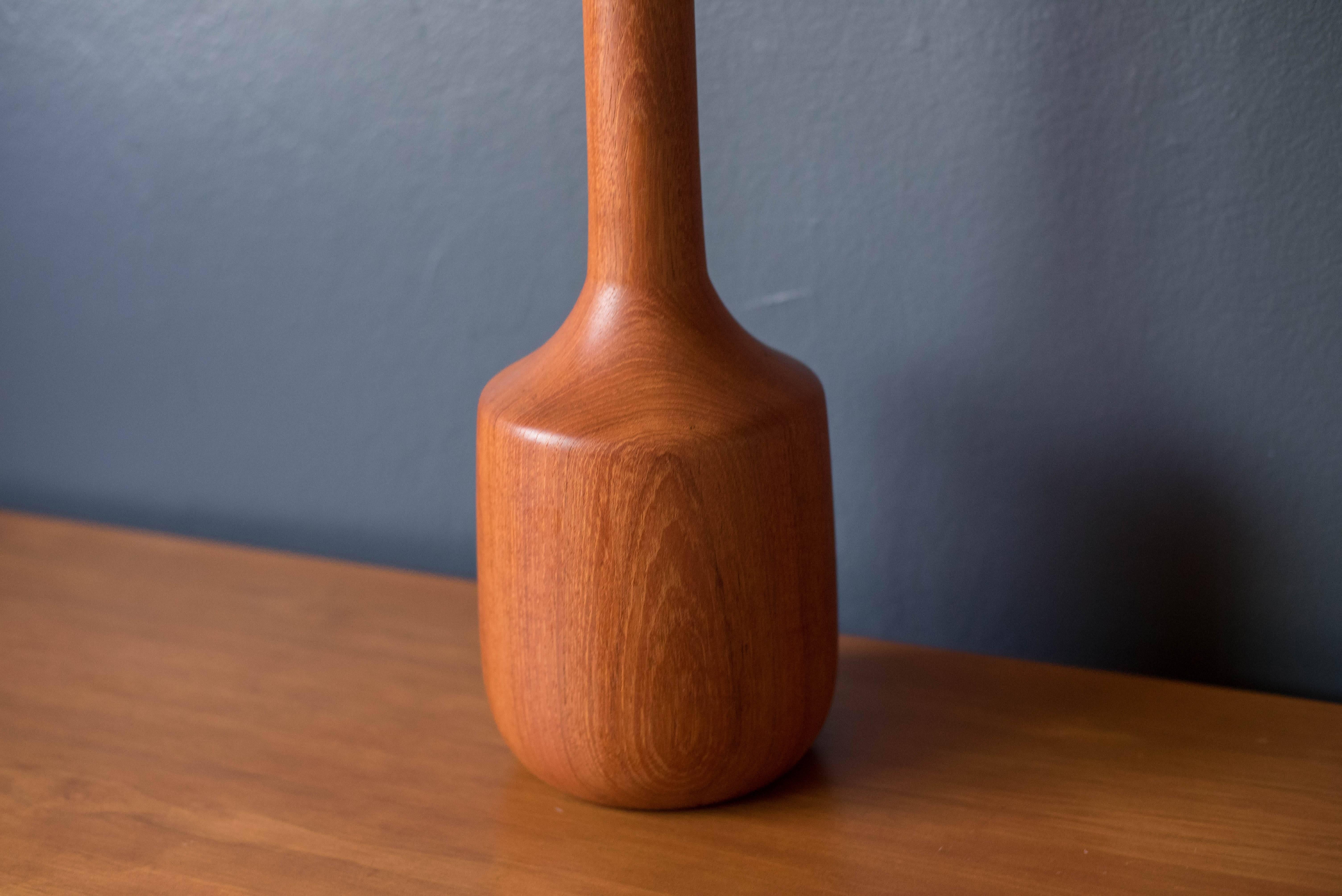 Mid-20th Century Mid-Century Modern Teak Lamp