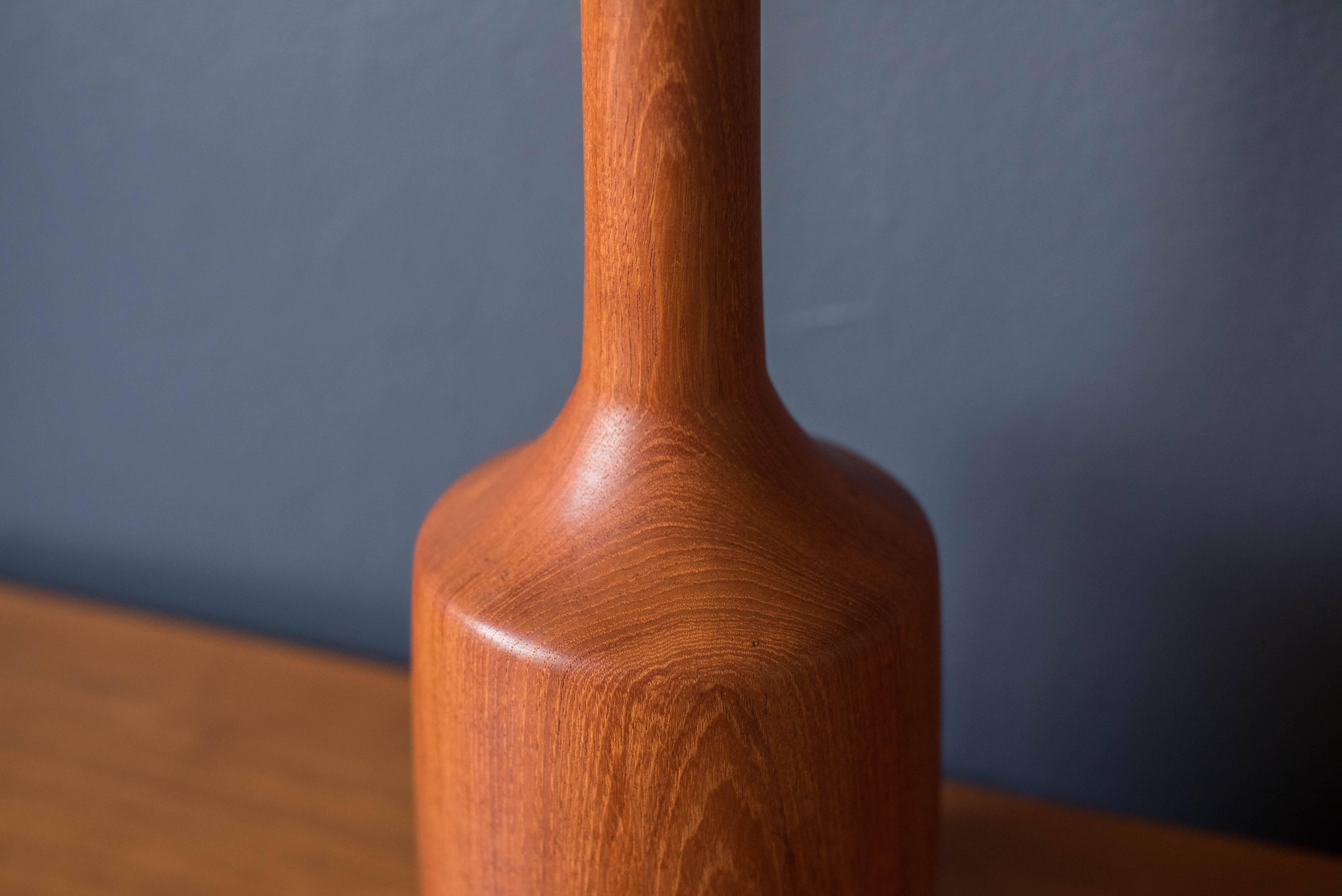 Mid-Century Modern Teak Lamp 1