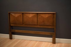 Mid Century United Queen Headboard and Footboard