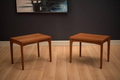 Danish Teak End Tables by Henning Kjaernulf