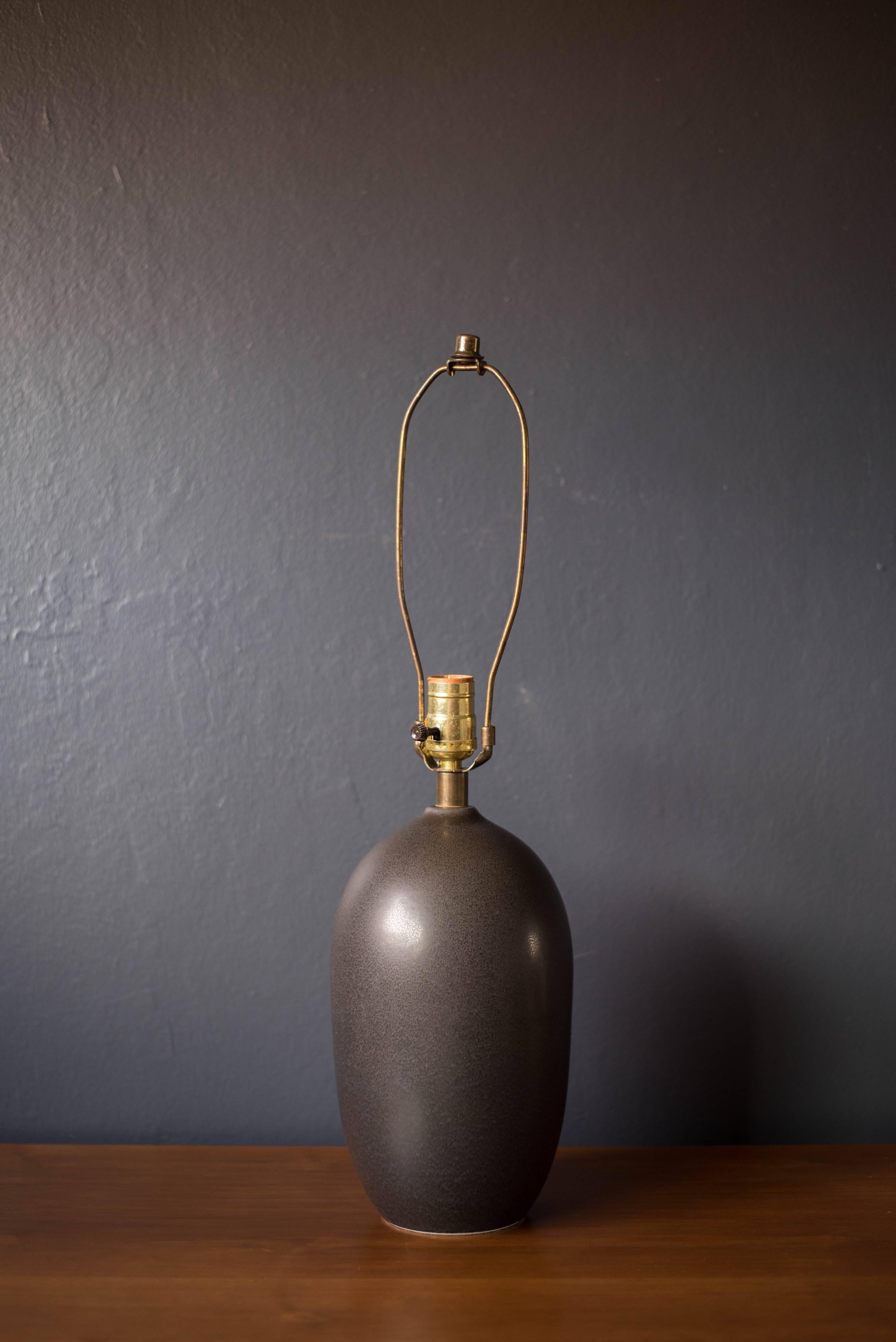 Mid-20th Century Mid Century Bostlund Pottery Lamp