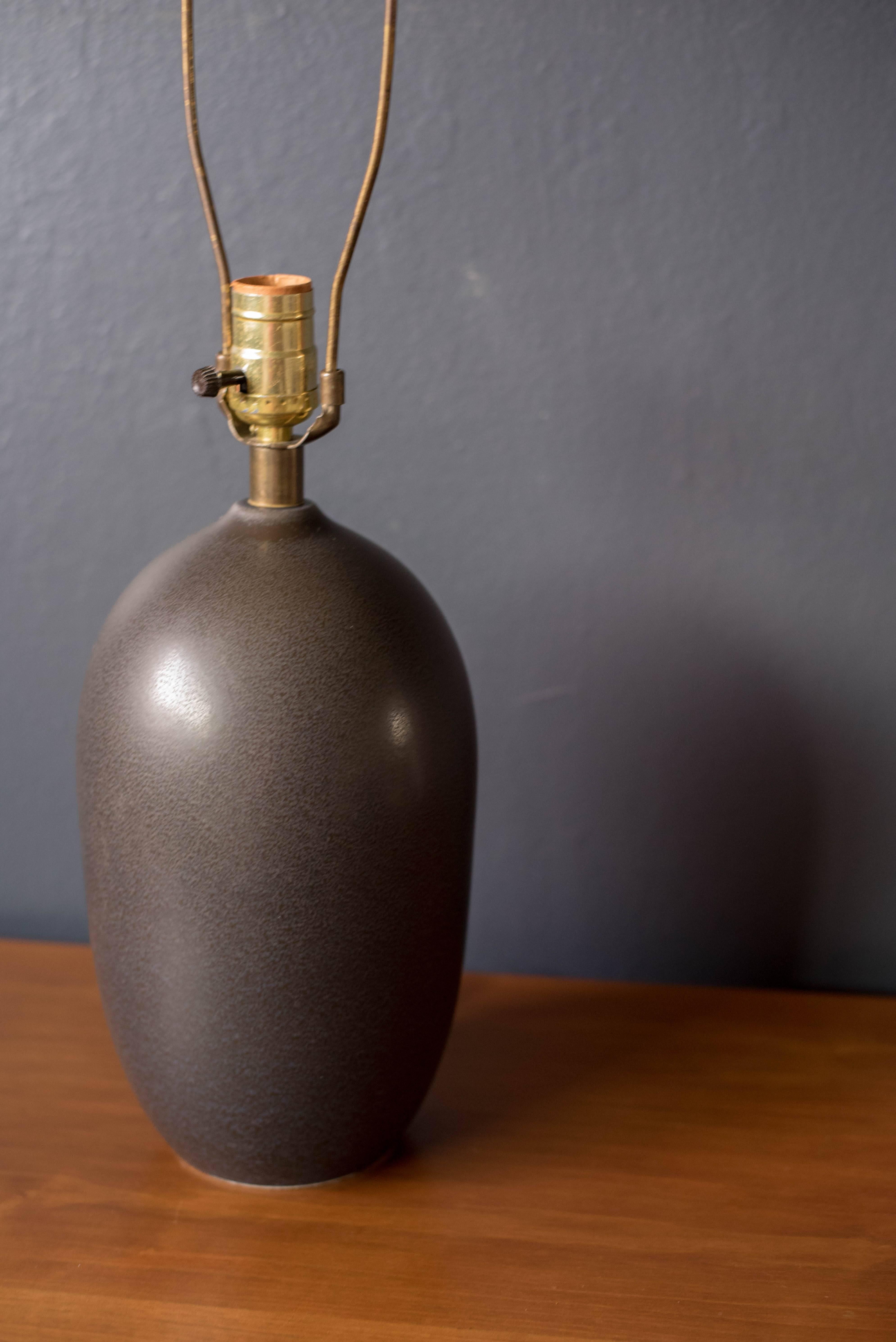 American Mid Century Bostlund Pottery Lamp