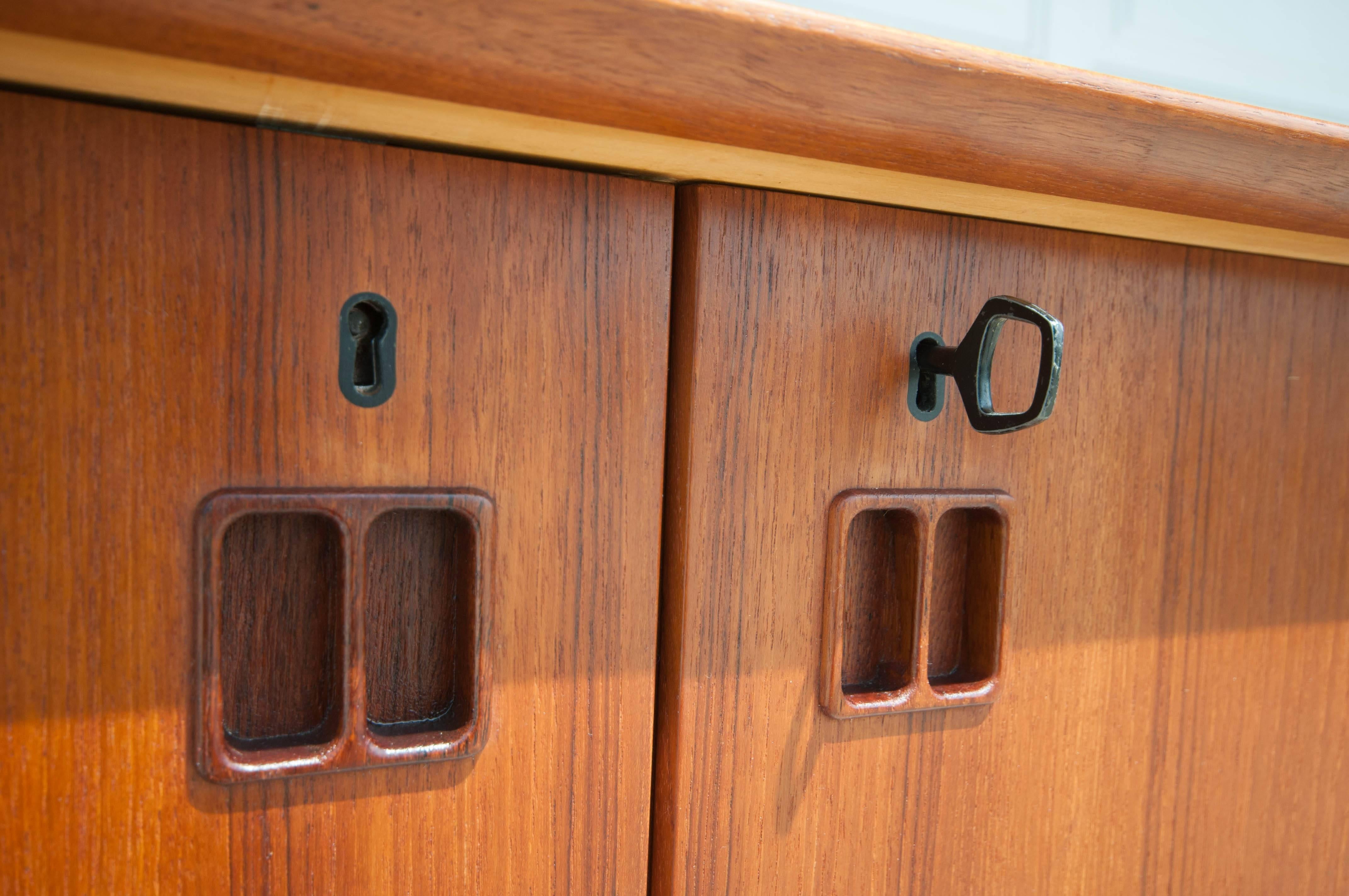 Danish Mid Century Modern Teak Credenza
