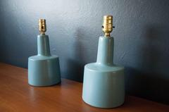 Pair of Martz Pottery Lamps