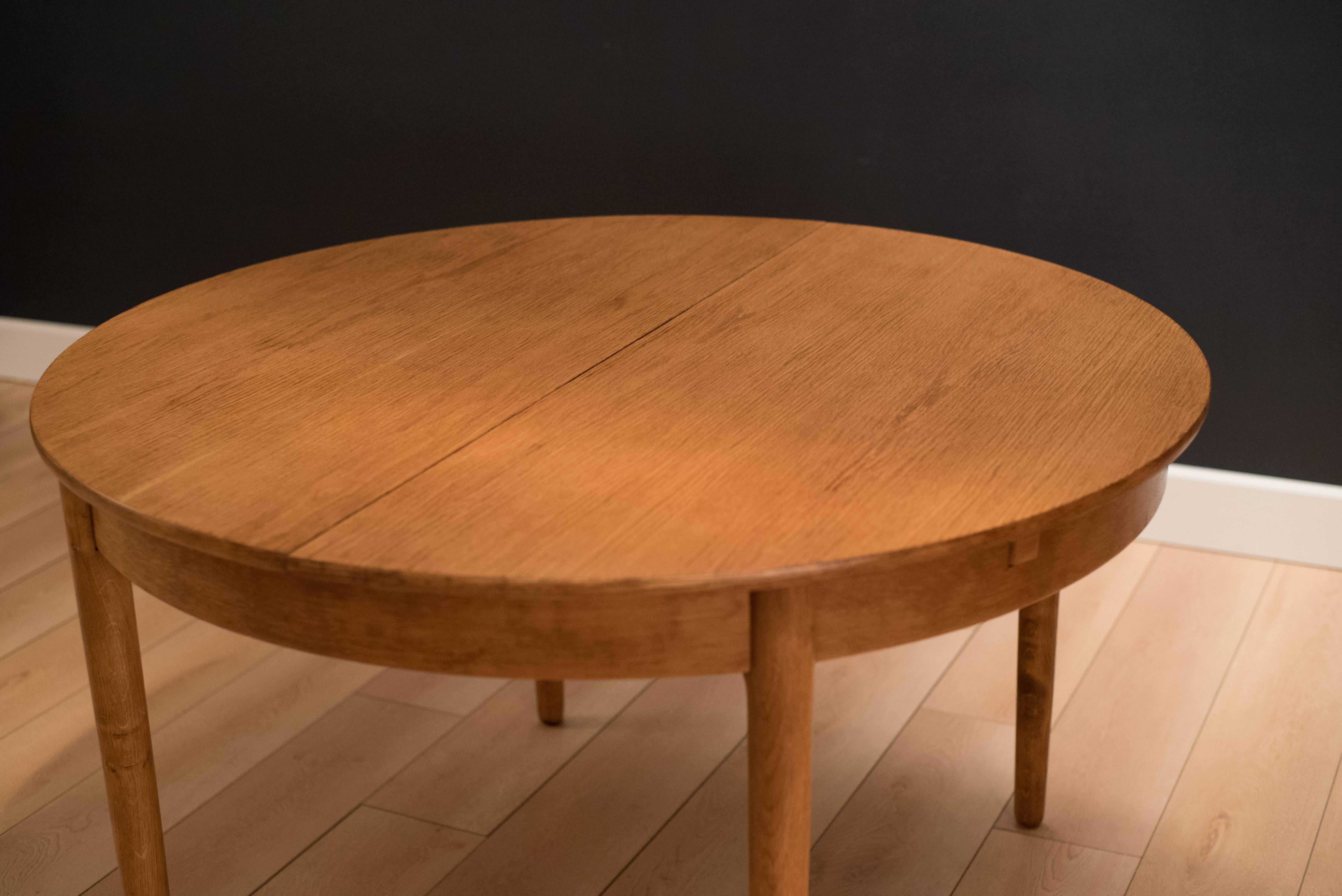 Scandinavian Modern Hans Wegner Dining Table for Andreas Tuck