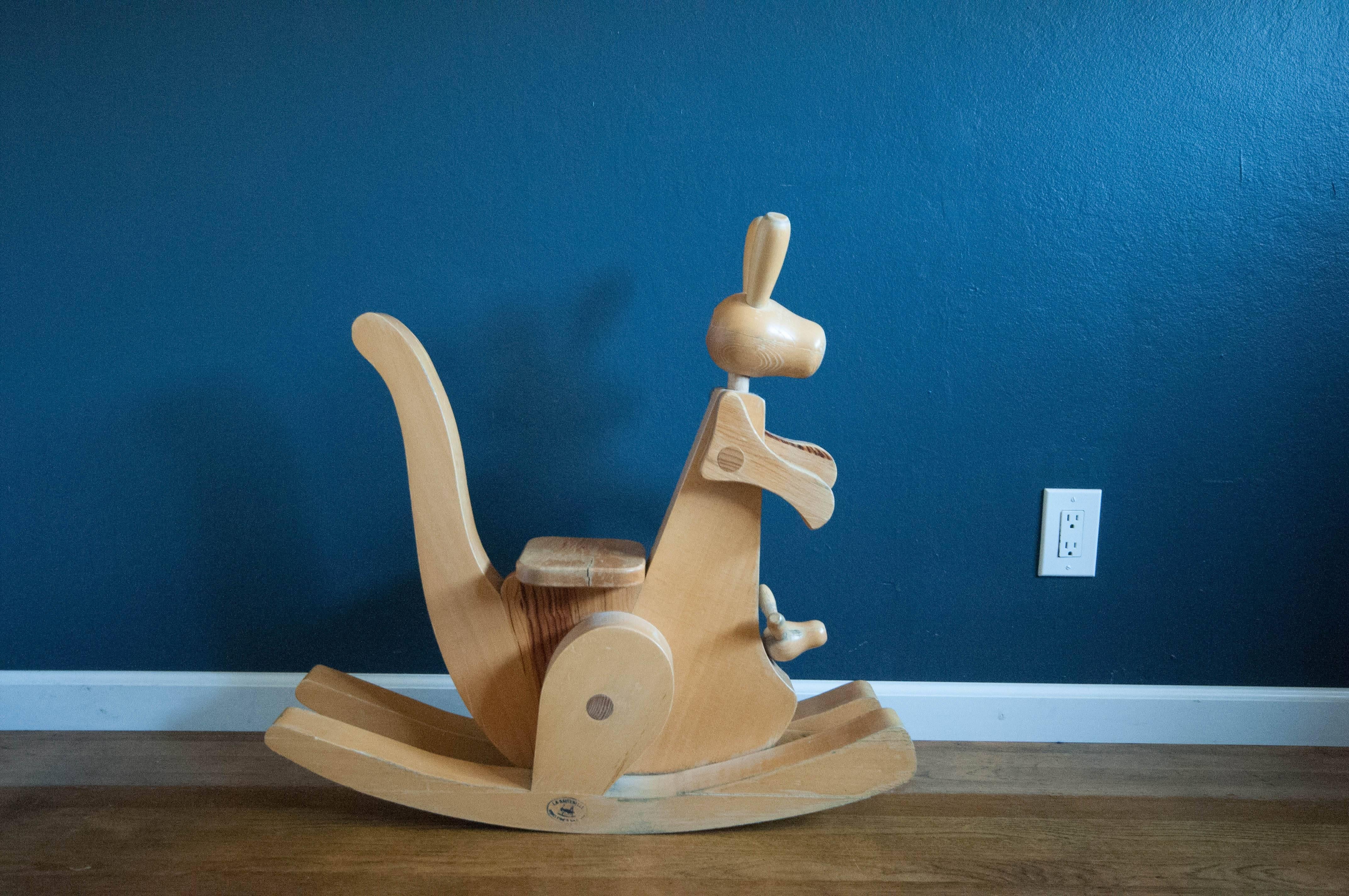 Beech Vintage Kangaroo Rocker Toy