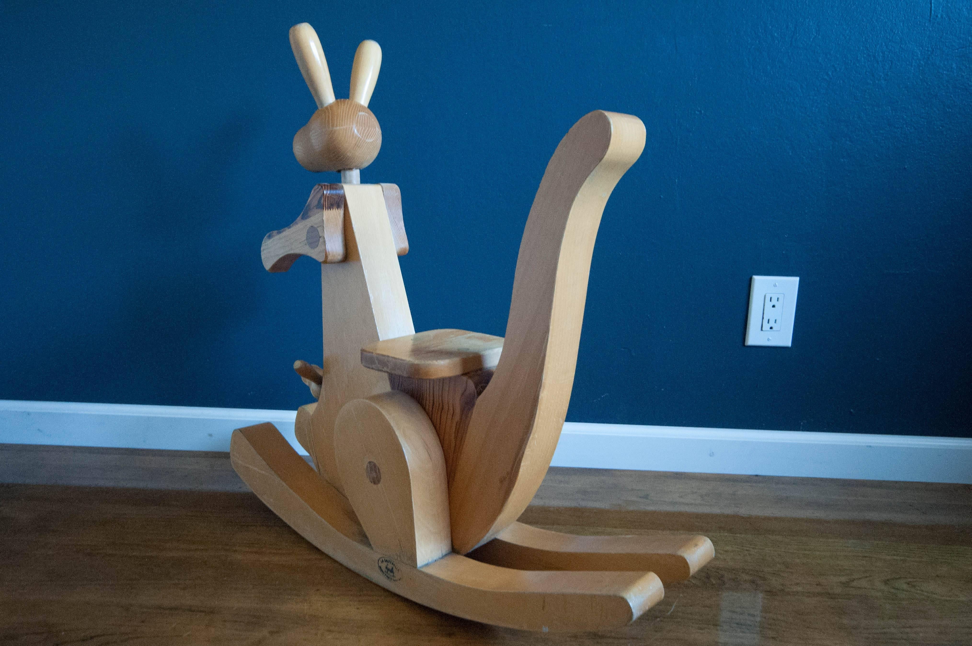 20th Century Vintage Kangaroo Rocker Toy