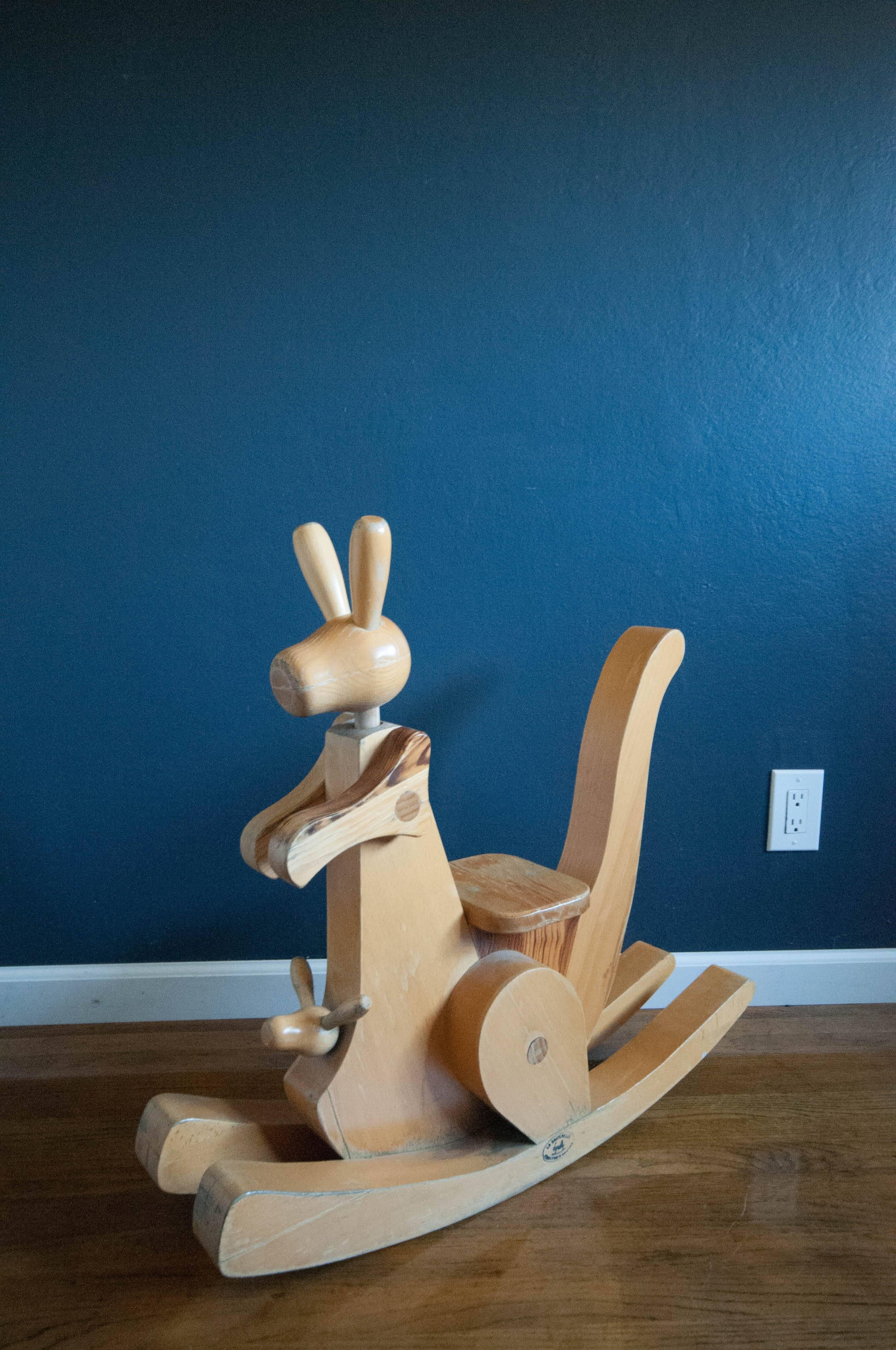 Vintage Kangaroo Rocker Toy 1