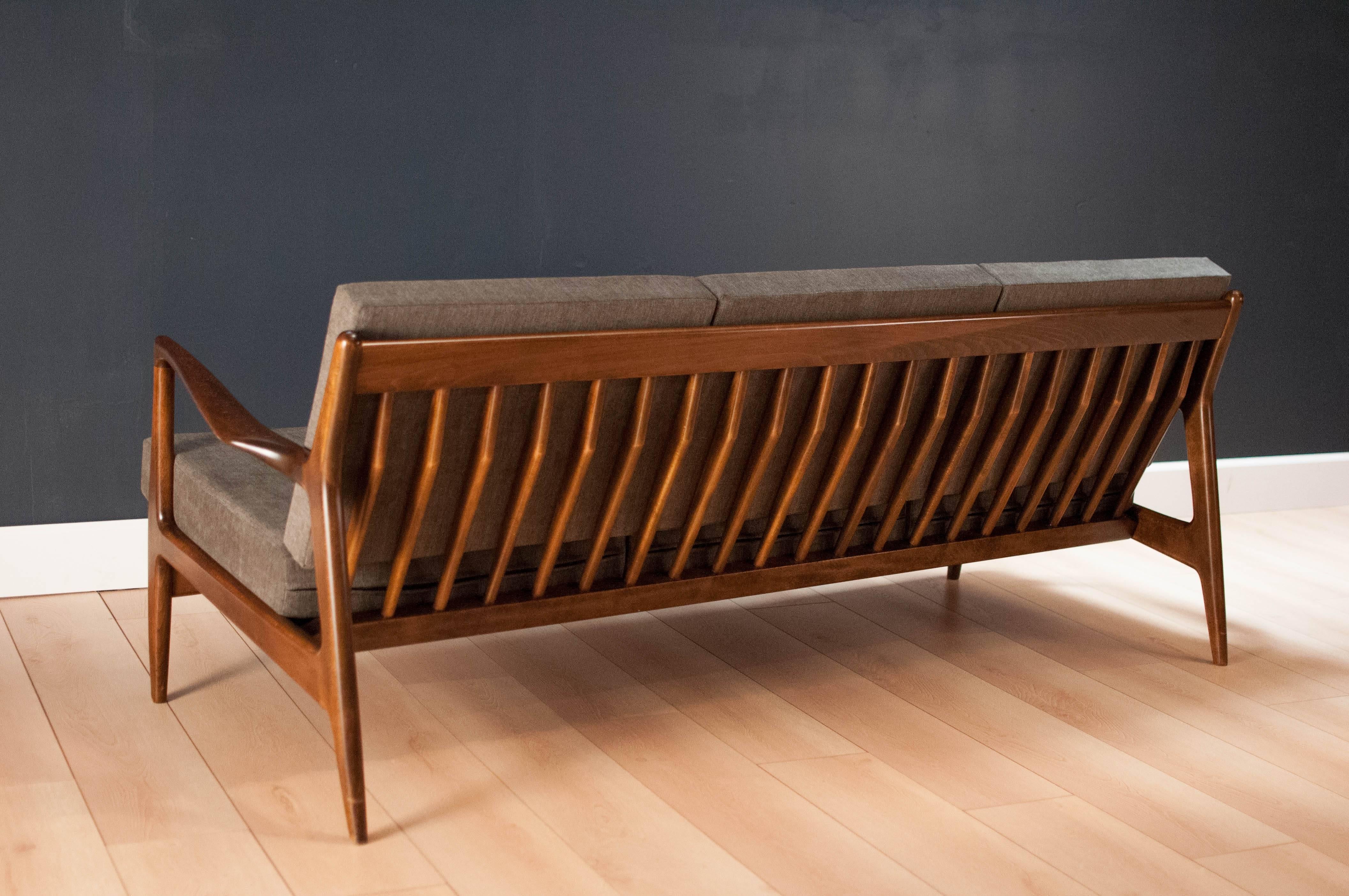 Scandinavian Modern Danish Ib Kofod-Larsen Sofa by Selig