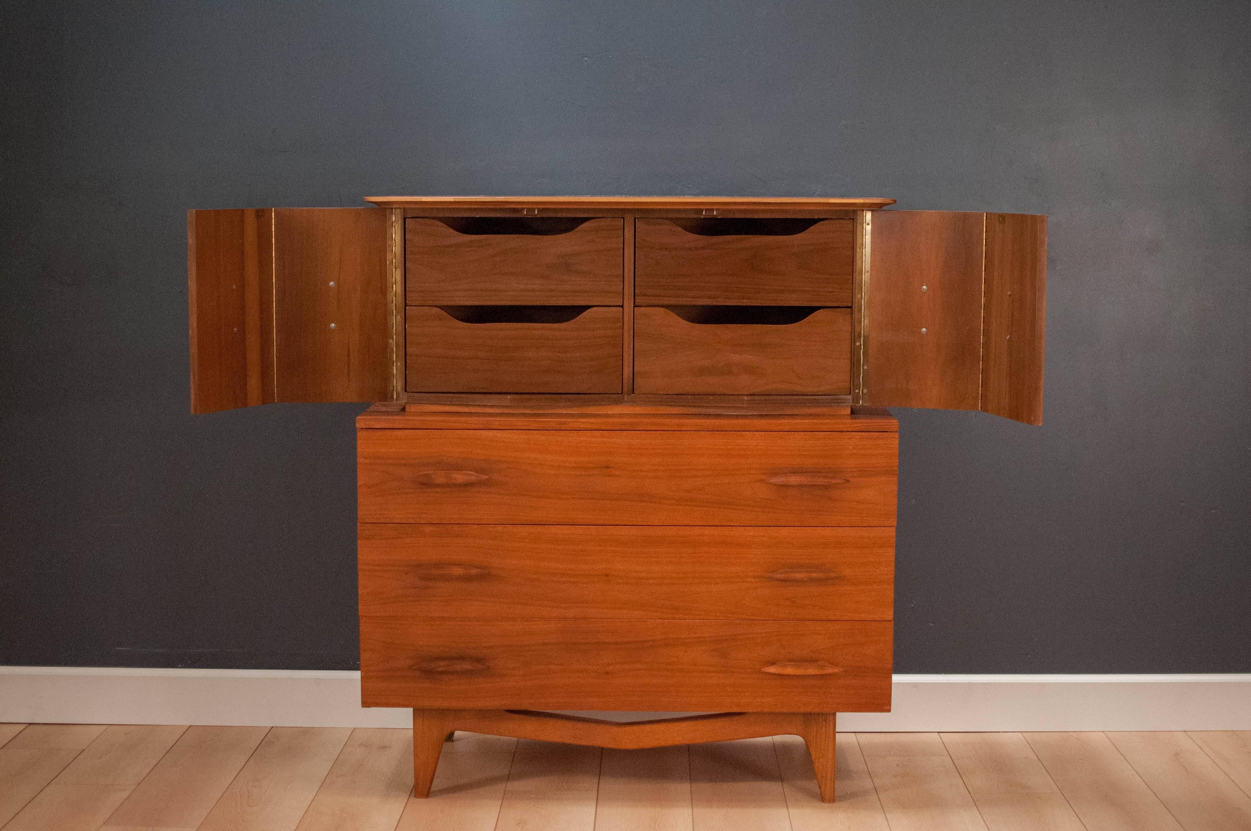 Mid-Century Modern Midcentury Highboy Dresser