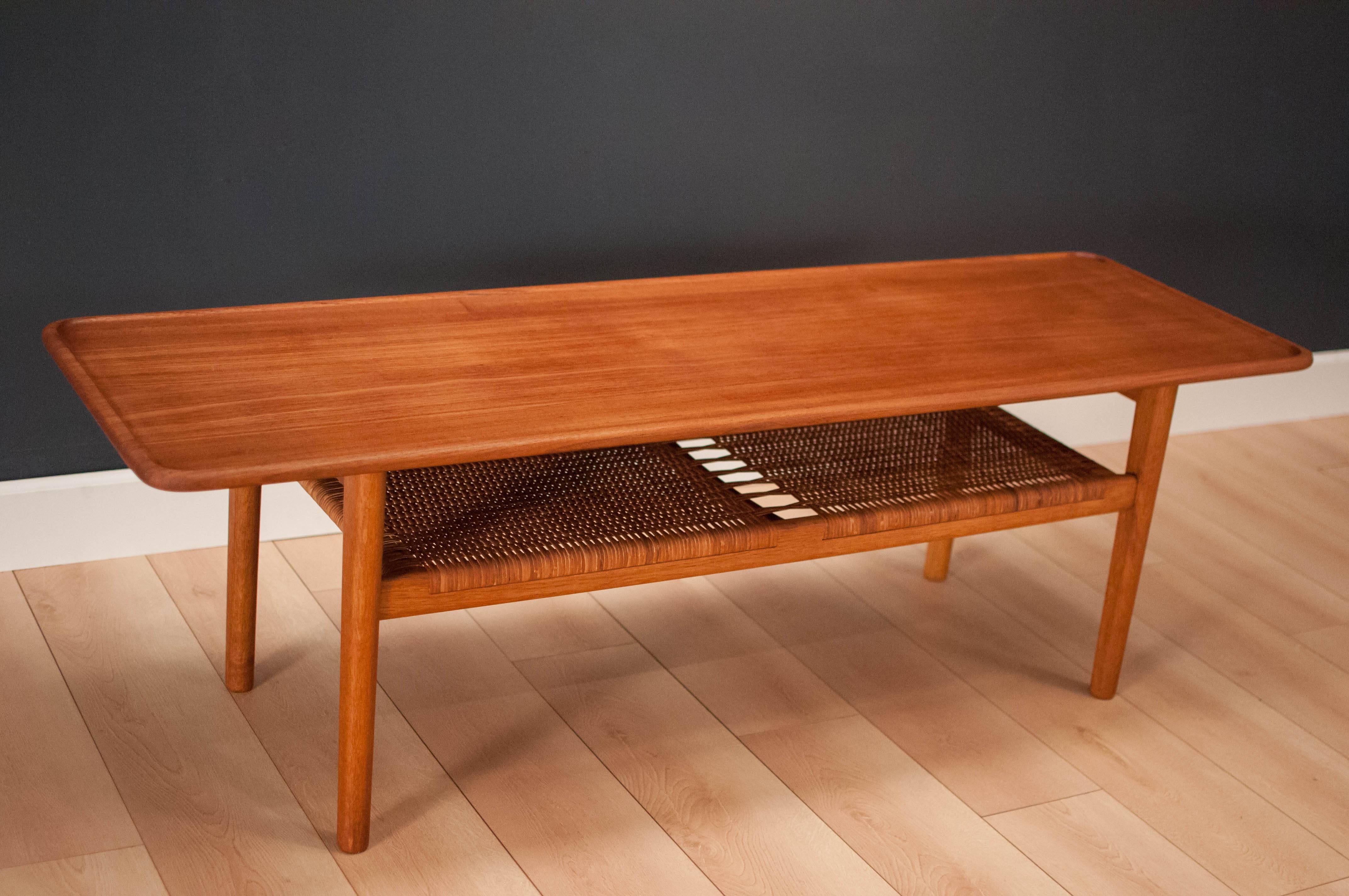 Scandinavian Modern Hans J. Wegner Teak Coffee Table