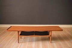 Vintage Danish Teak Two-Tier Coffee Table by Poul Jensen for Selig