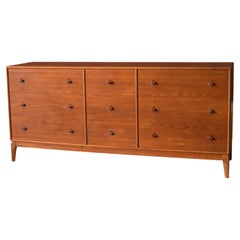 Commode de rangement vintage danoise en teck à dix tiroirs, de la marque Søborg Møbler