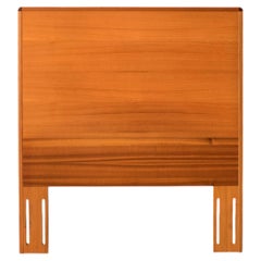 Danish Modern Teak Twin Headboard Bed Frame
