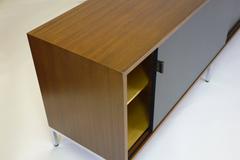 Sideboard by Florence Knoll in Veneered Walnut Credenza Bureau Commode Cabinet