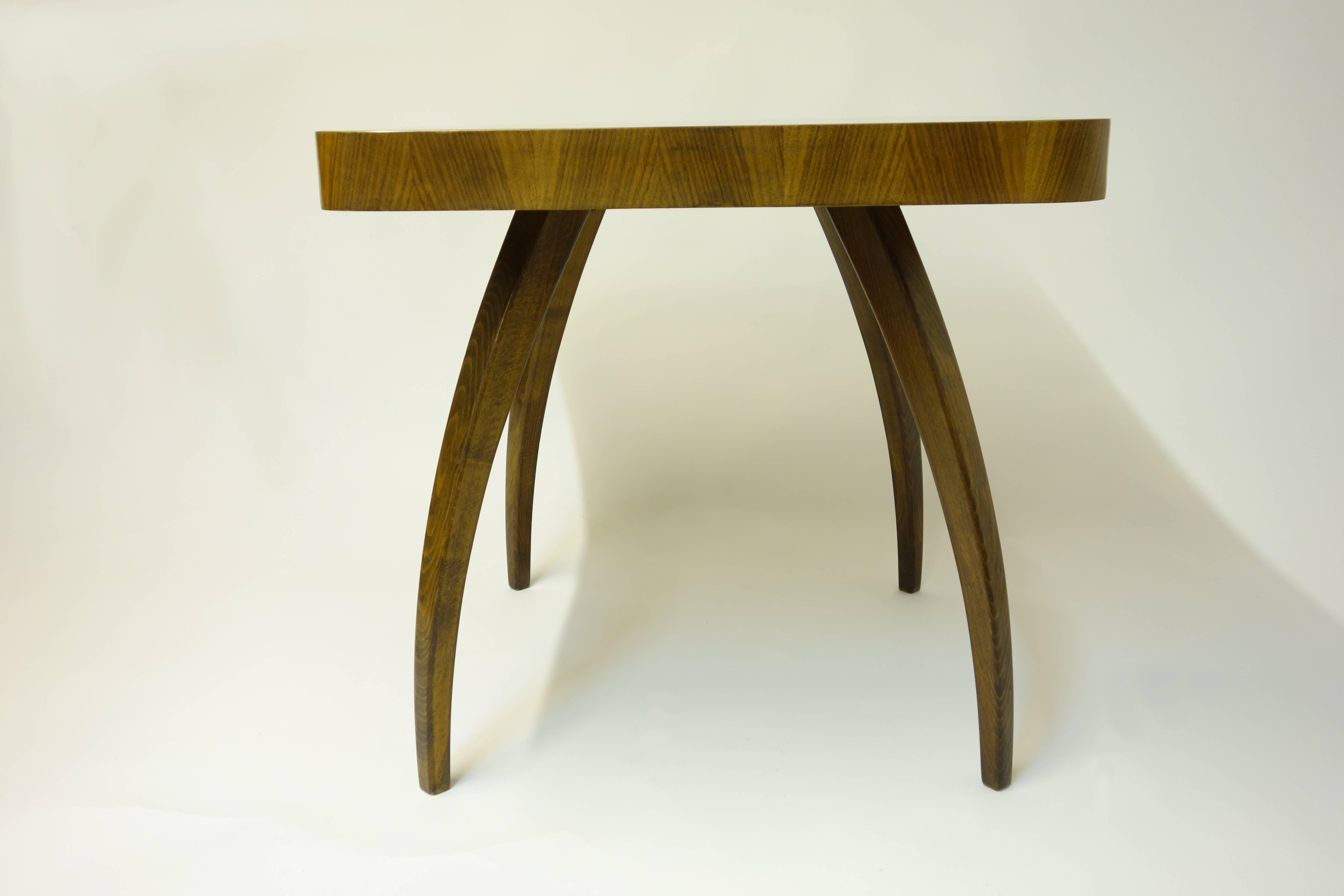 Czech SIDE TABLE By Jindrich Halabala H 259 End Table Art Deco Gueridon Coffee Table For Sale