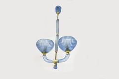 PENDANT LAMP Blue By Barovier And Toso Ceiling Light Lamp Chandelier