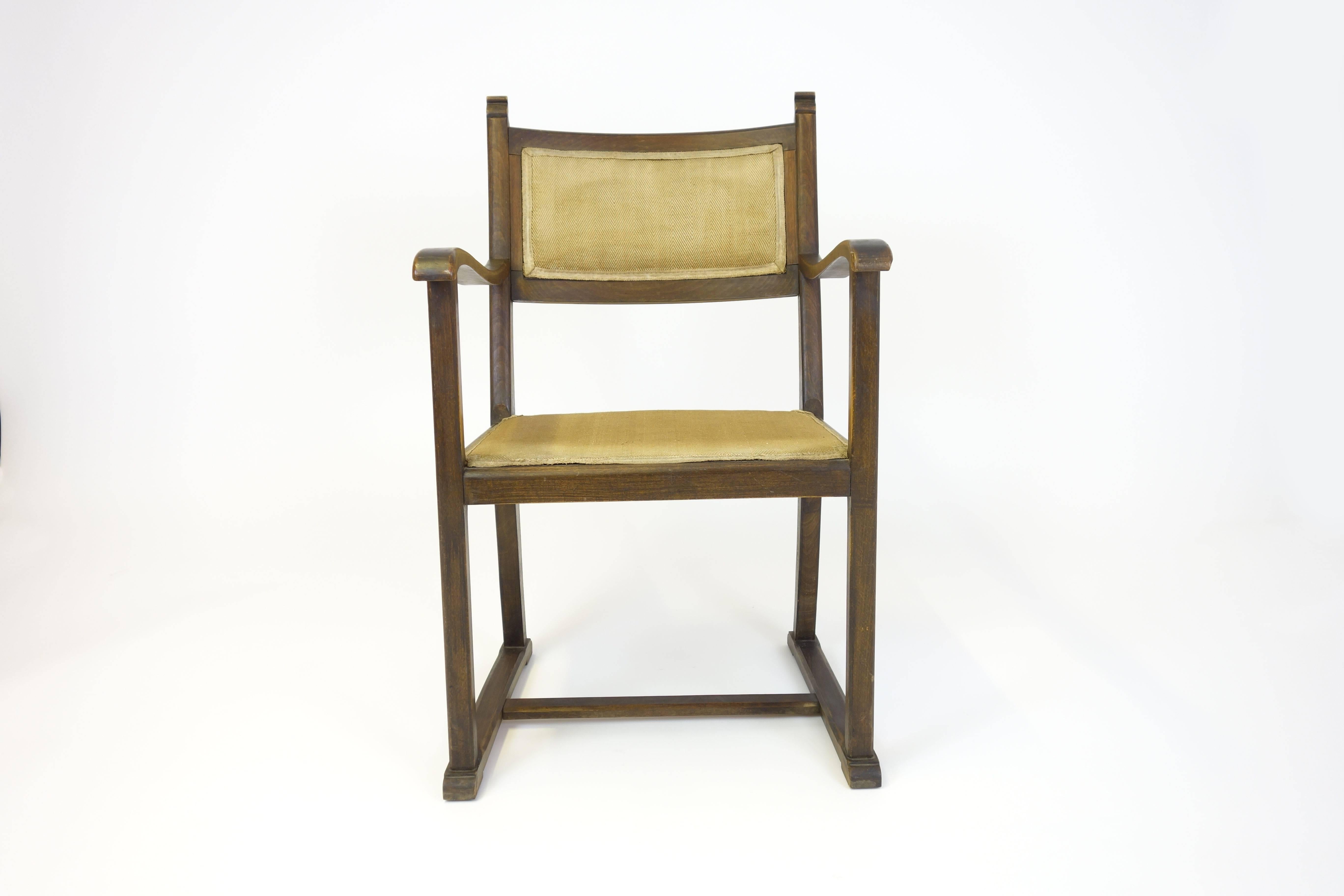 CHAIR “Kaminsessel” By Adolf Loos Created For The Wiener ...