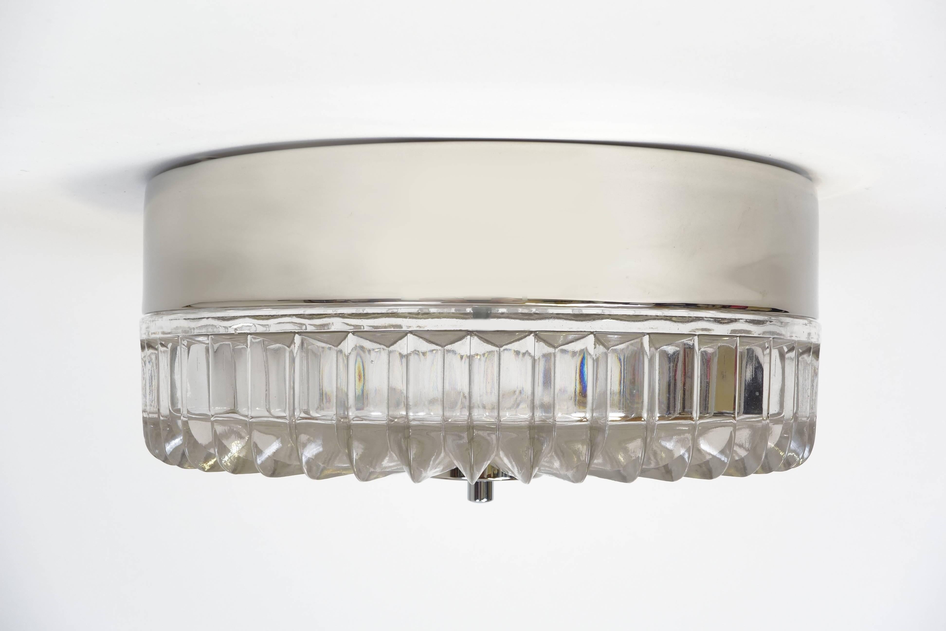 Ceiling Light or Chandelier in the Style of Baccarat Tiffany Sèvres In Excellent Condition For Sale In Perchtoldsdorf, AT
