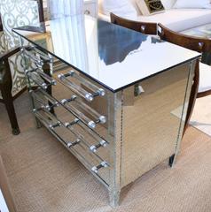 Regency Style Mirrored Chest